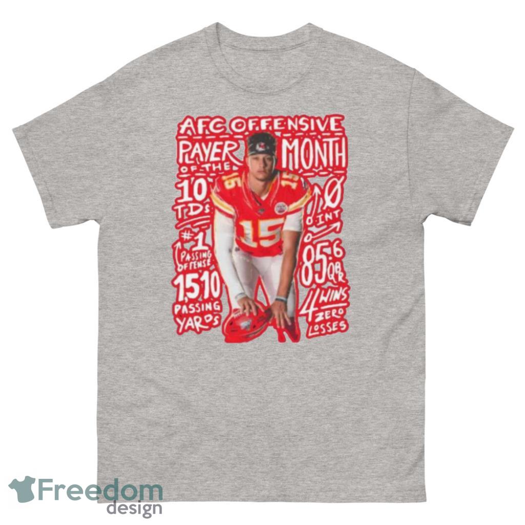 Kansas City Chiefs Patrick Mahomes Football AFC Offensive Paver Shirt image Kansas City Chiefs Patrick Mahomes Football AFC Offensive Paver Shirt Product Photo 3