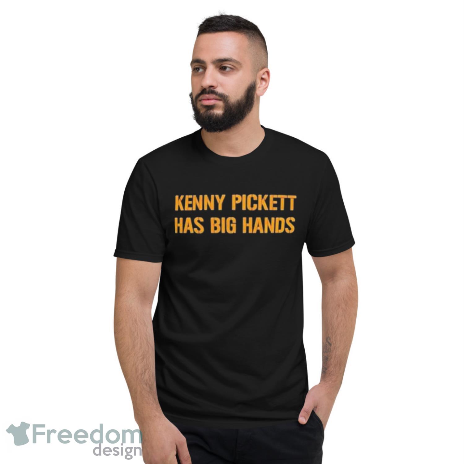 Kenny Pickett Has Big Hands Nfl Draft T-Shirt - Short Sleeve T-Shirt Kenny Pickett Has Big Hands Nfl Draft T-Shirt - Short Sleeve T-Shirt