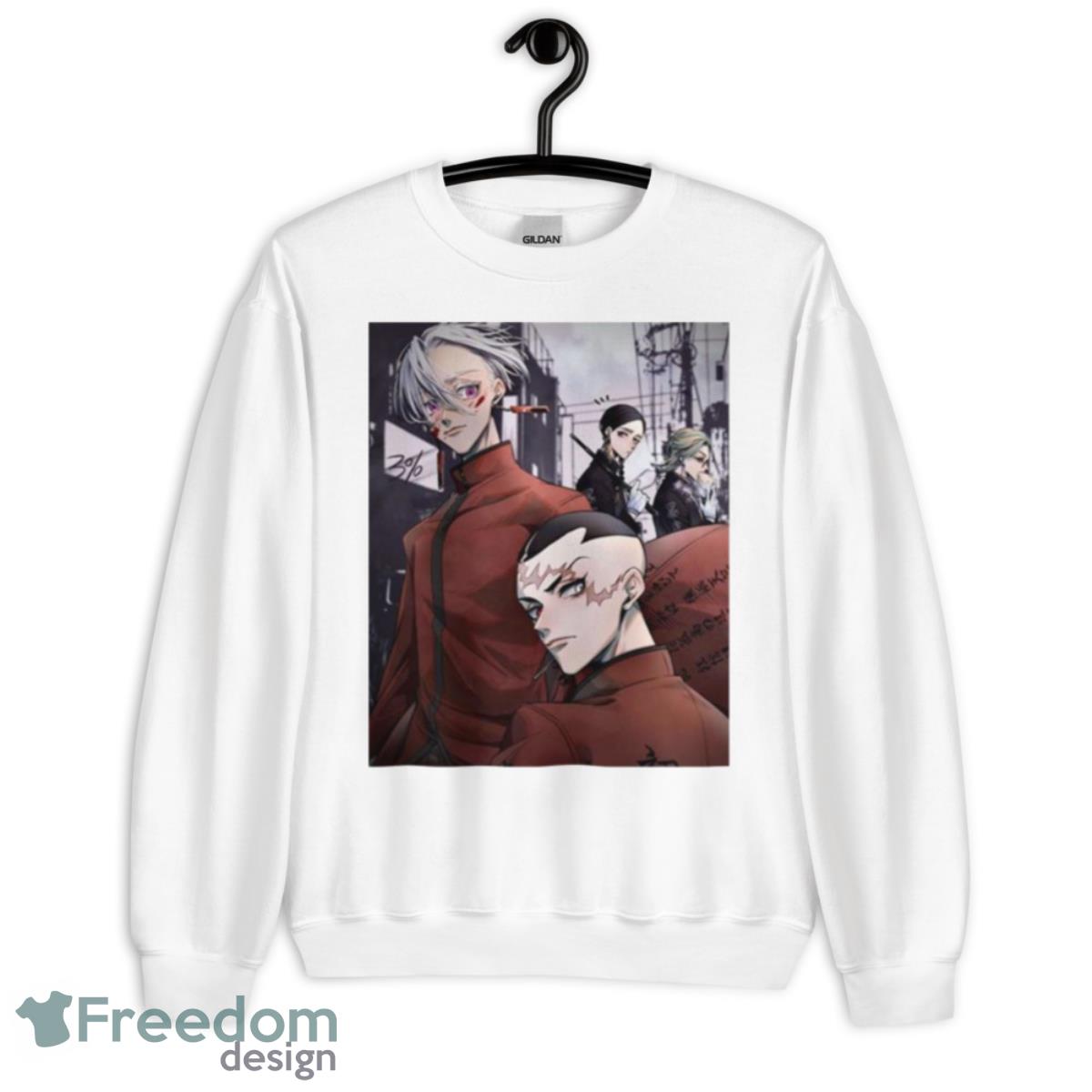 Kurokawa Anime Graphic Tokyo Revengers Shirt - Unisex Heavy Blend Crewneck Sweatshirt