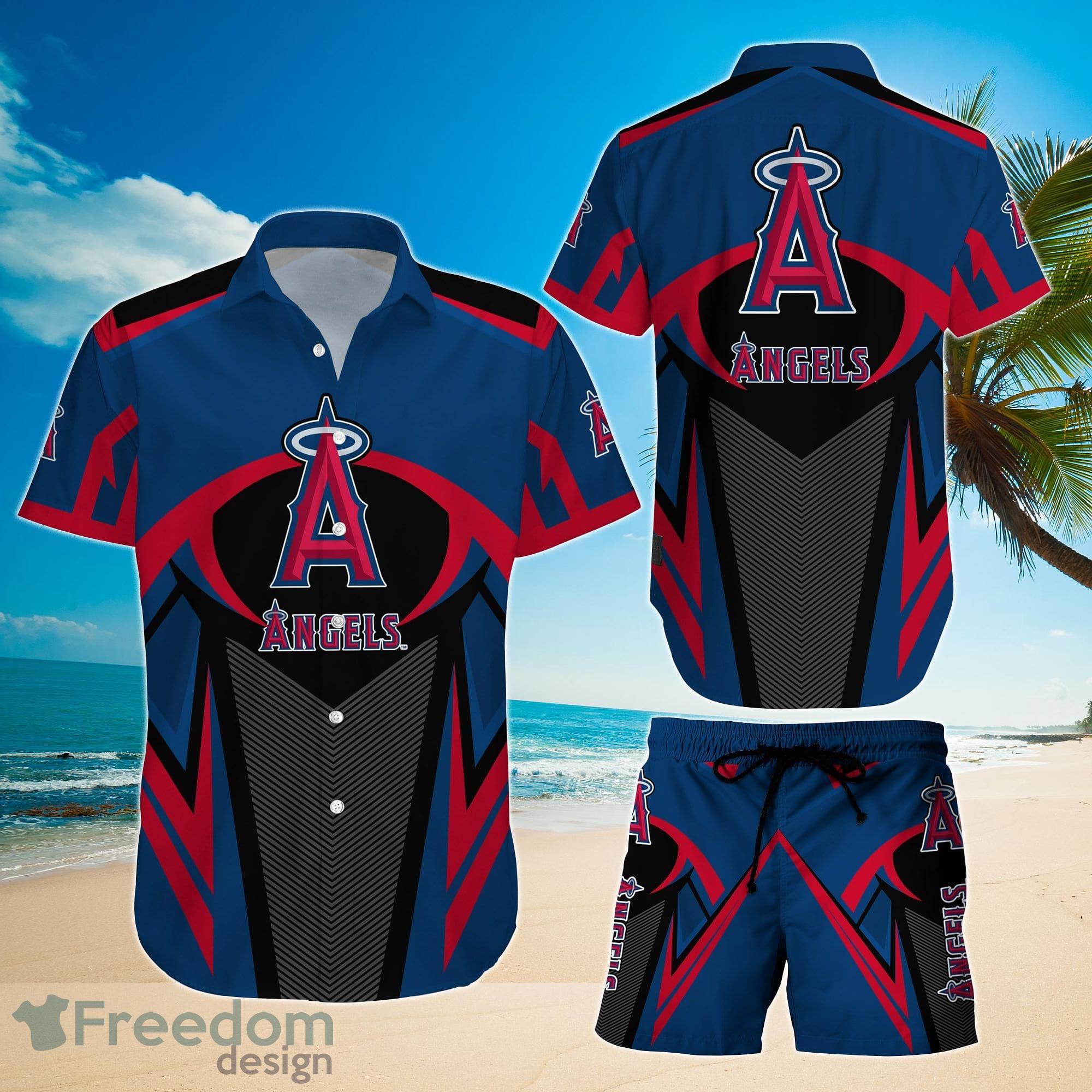Los Angeles Angels MLB Hawaiian Shirt And Short For Sport Fans -  Freedomdesign