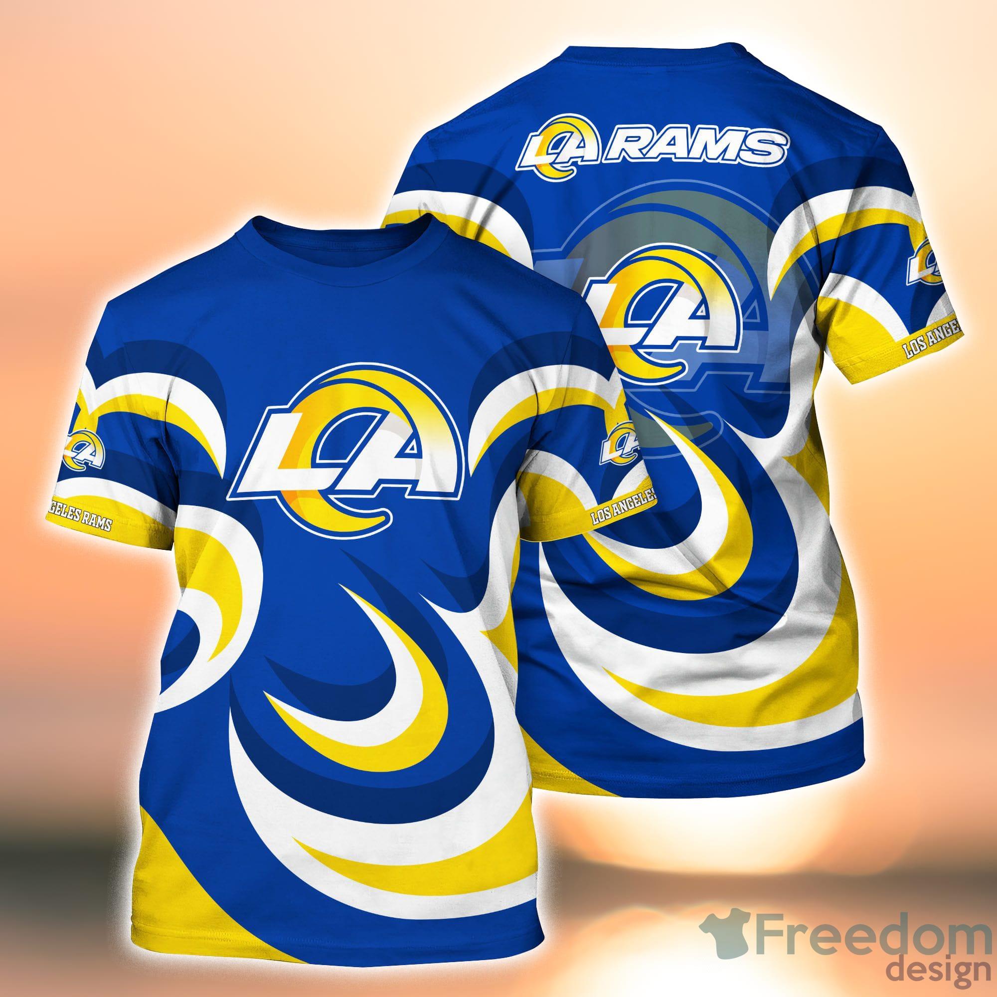 Los Angeles Rams Shirt 3D For Men And Women - Freedomdesign