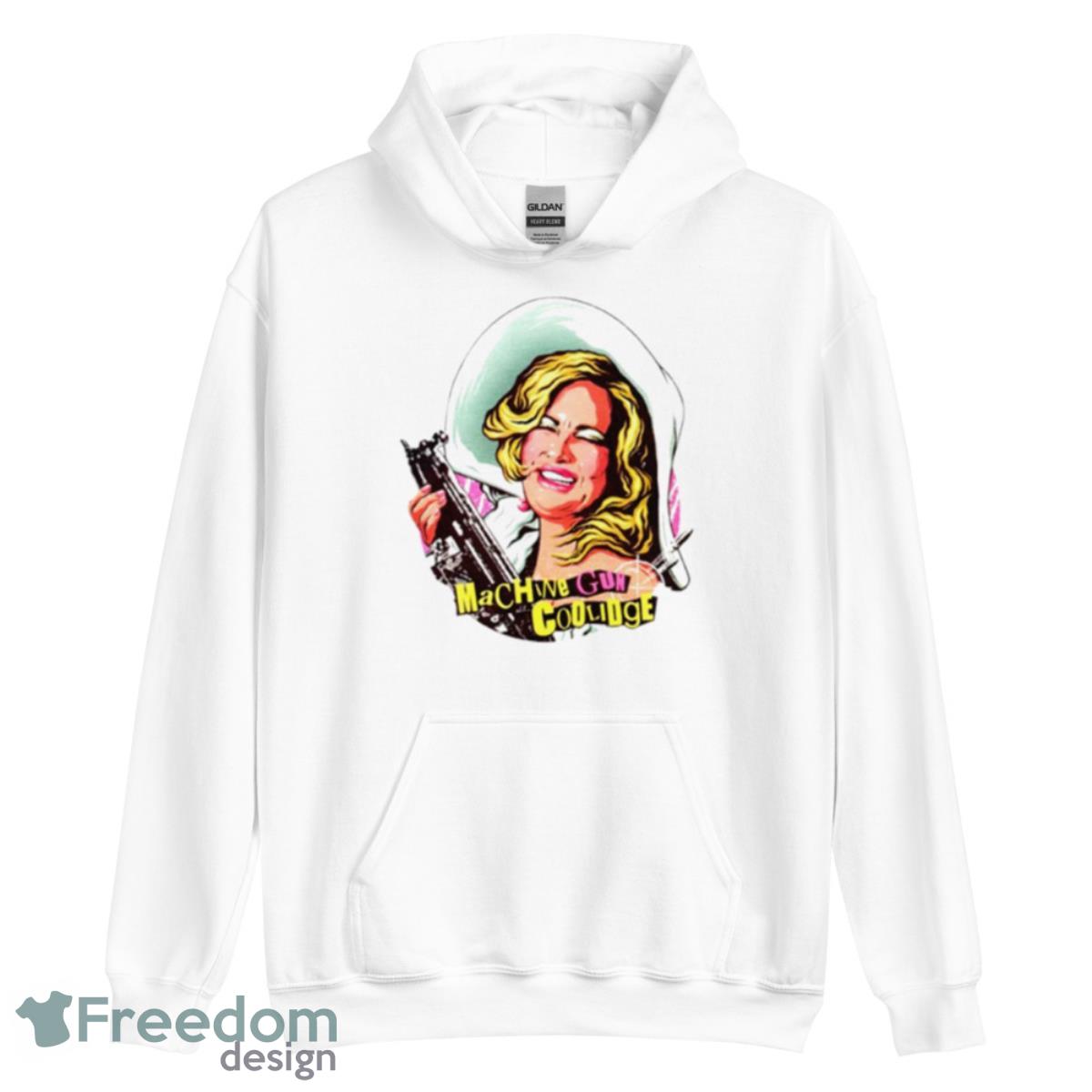 Machine Gun Coolidge Shirt - Unisex Heavy Blend Hooded Sweatshirt Machine Gun Coolidge Shirt - Unisex Heavy Blend Hooded Sweatshirt