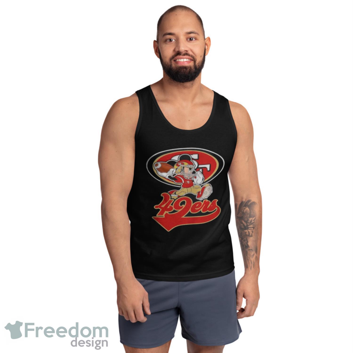 Mickey Mouse Player San Francisco 49Ers T-Shirt - Freedomdesign