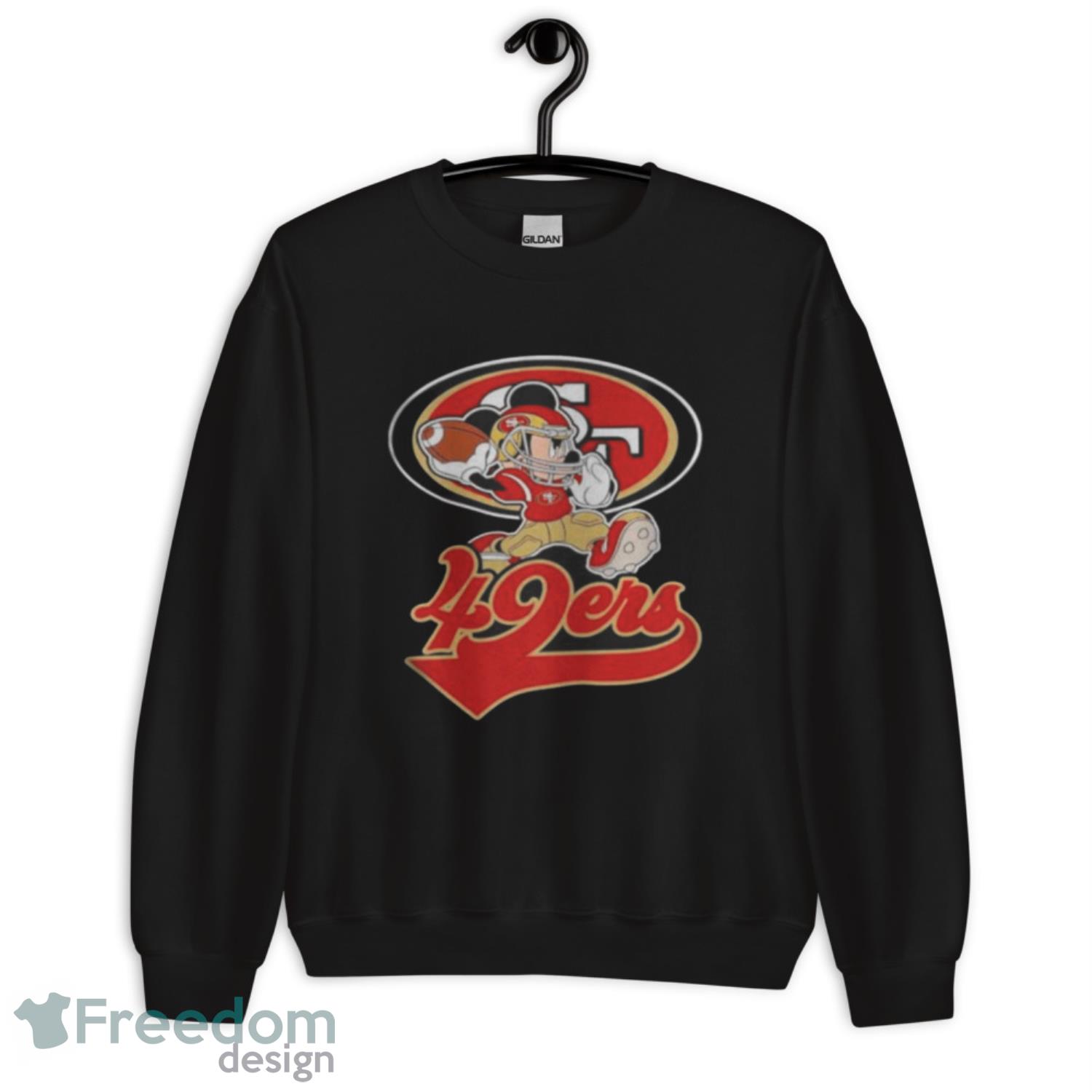 Mickey Mouse Player San Francisco 49Ers T-Shirt