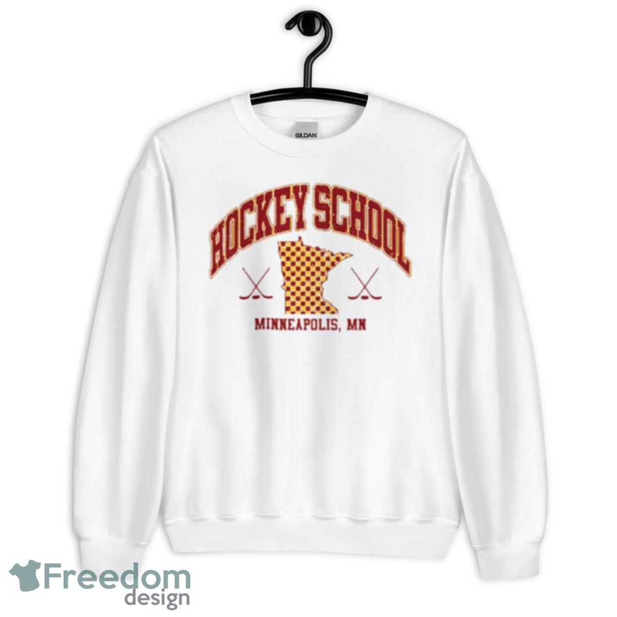 Minnesota Hockey School Shirt - Unisex Heavy Blend Crewneck Sweatshirt