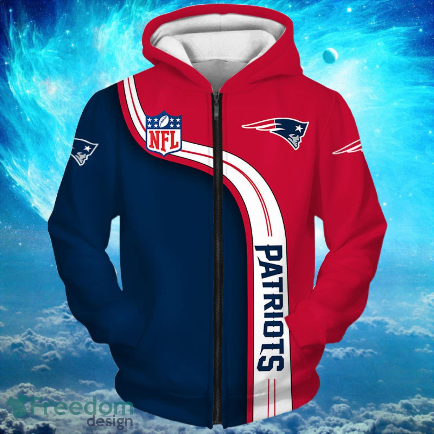 New England Patriots Highway Hoodies Print Full - Freedomdesign