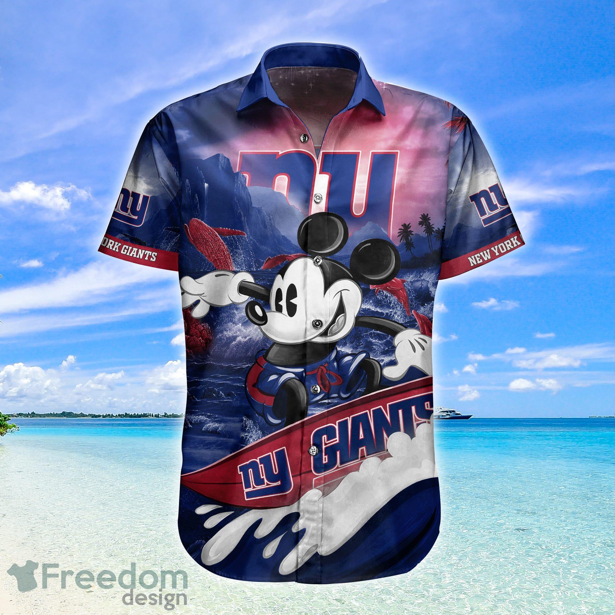 Personalized NFL New York Giants Combo Hawaiian Shirt And Shorts