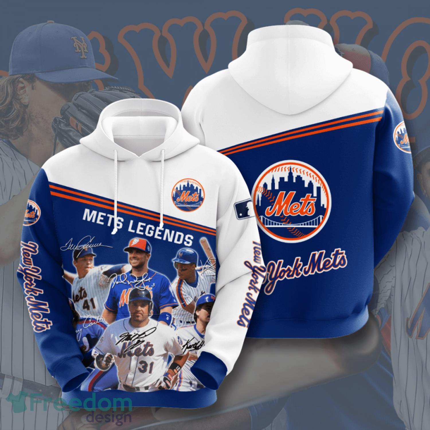 New York Mets Camouflage Pattern 3D Hoodie For Fans - Freedomdesign