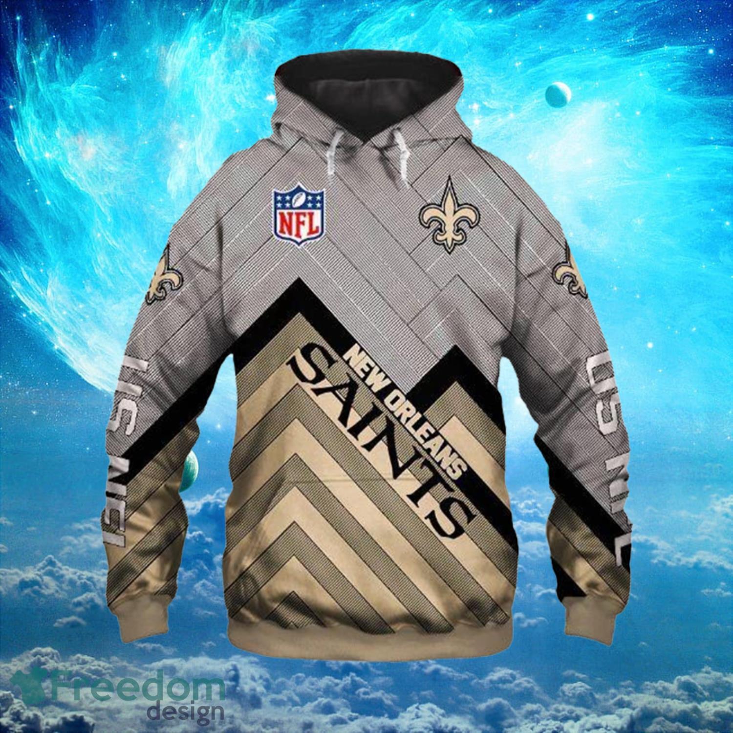 NFL Football New Orleans Saints Hoodies Print Full Product Photo 1