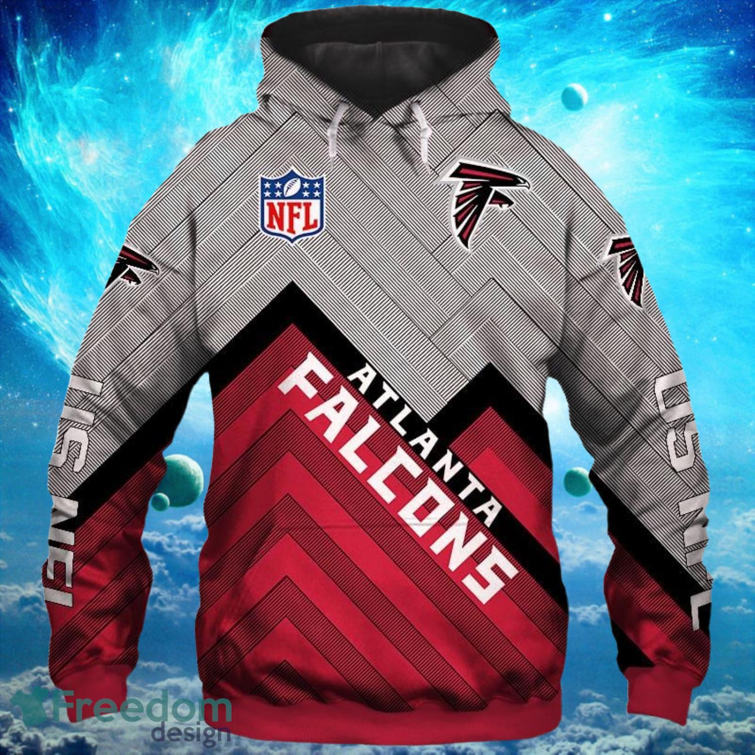 NFL Football Team Atlanta Falcons Hoodies Print Full - Freedomdesign