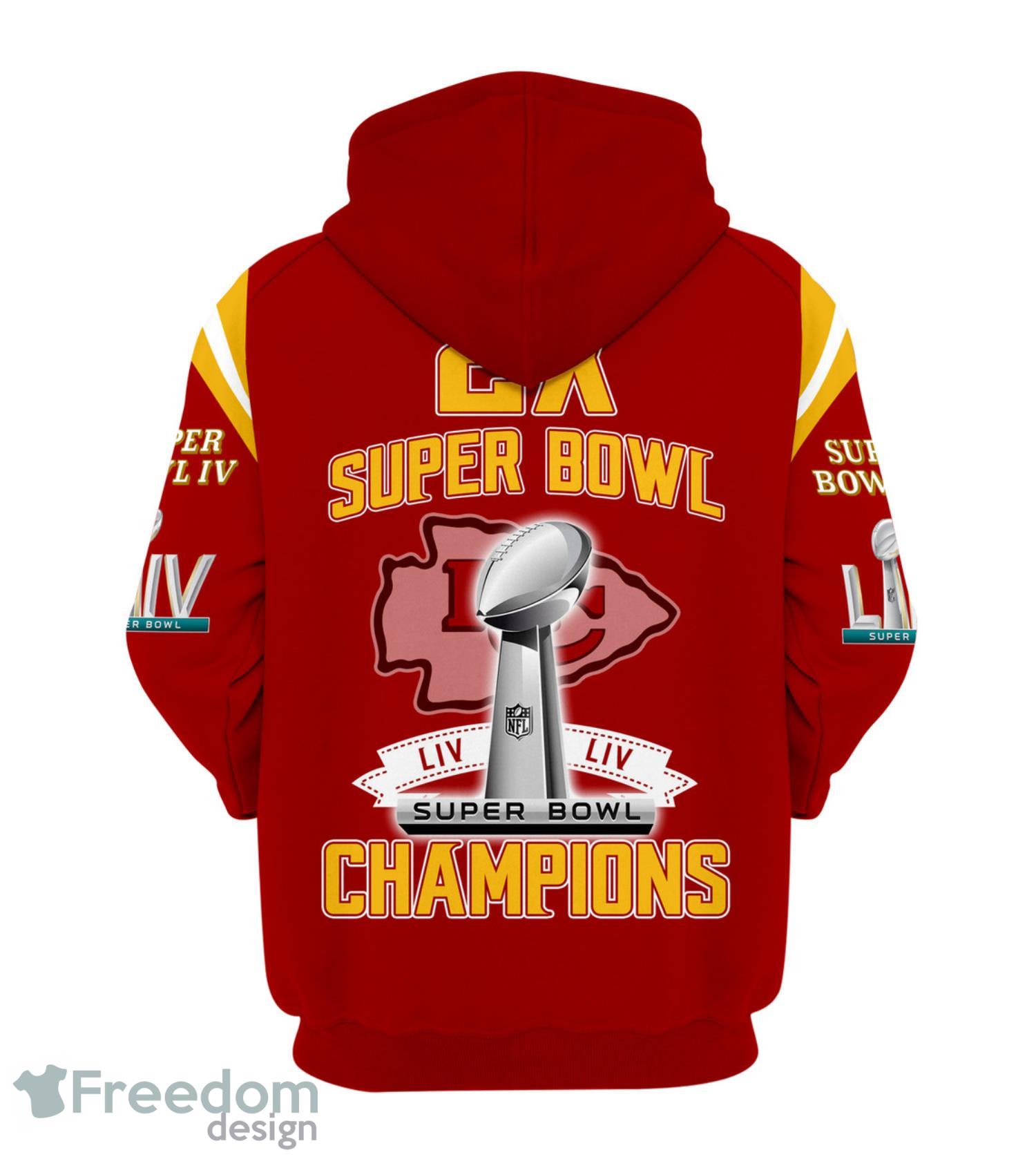 Kansas City Chiefs Nfl All Star Team Super Bowl Champions Liv Men And Women  3d Hoodie