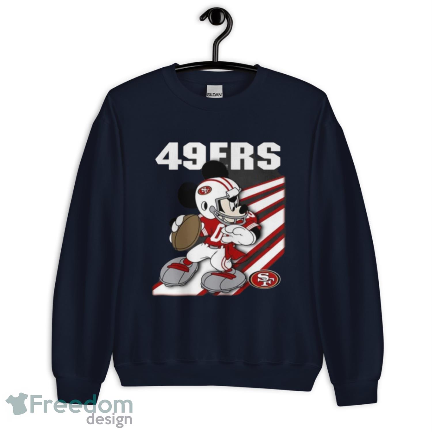 NFL San Francisco 49ers Mickey Mouse Disney Football T Shirt Youth T-Shirt