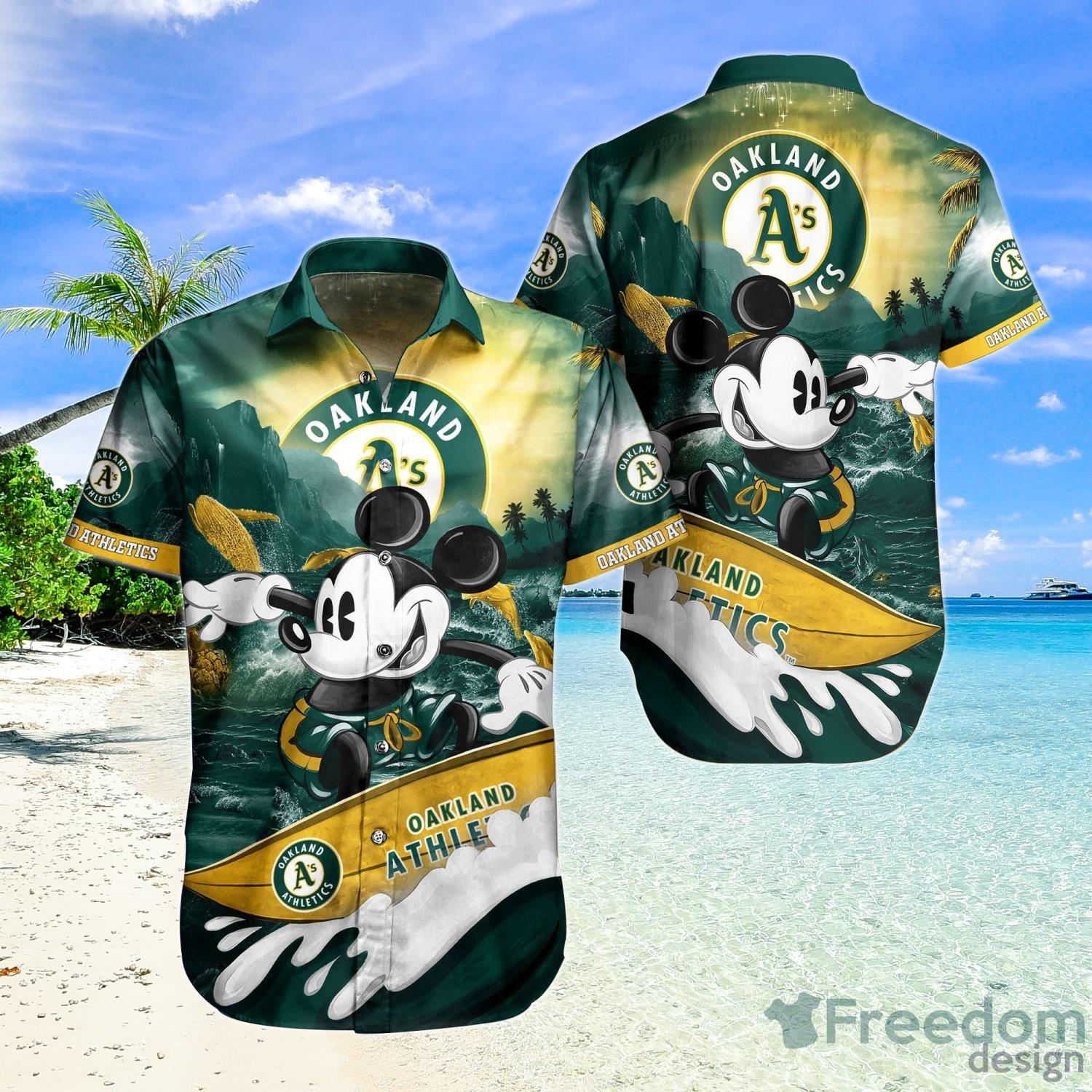 MLB Oakland Athletics Hawaiian Shirt Colorful Tropical Bloom Best Gift For  MLB Fans