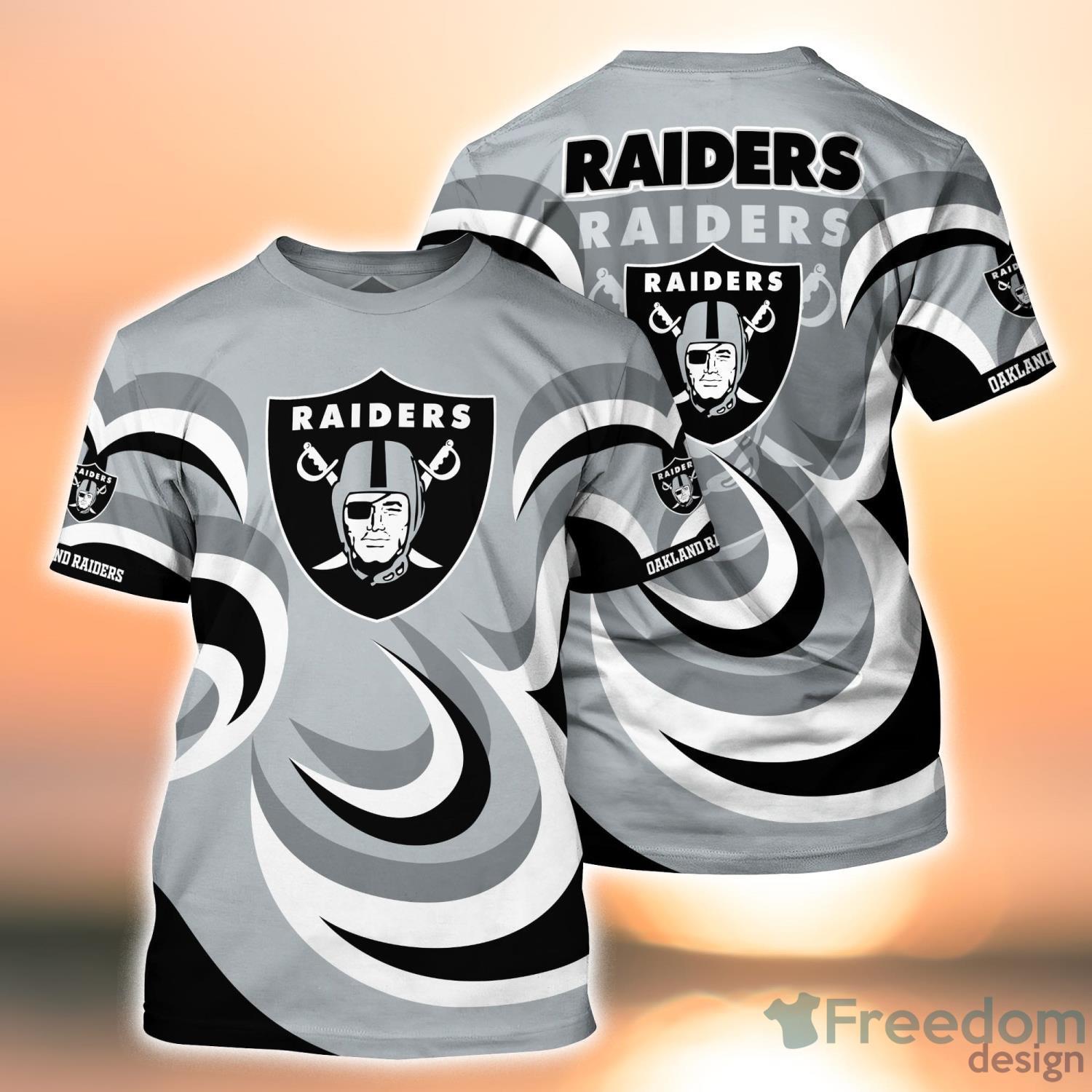 Oakland Raiders NFL 3D Bomber Jacket Men - T-shirts Low Price