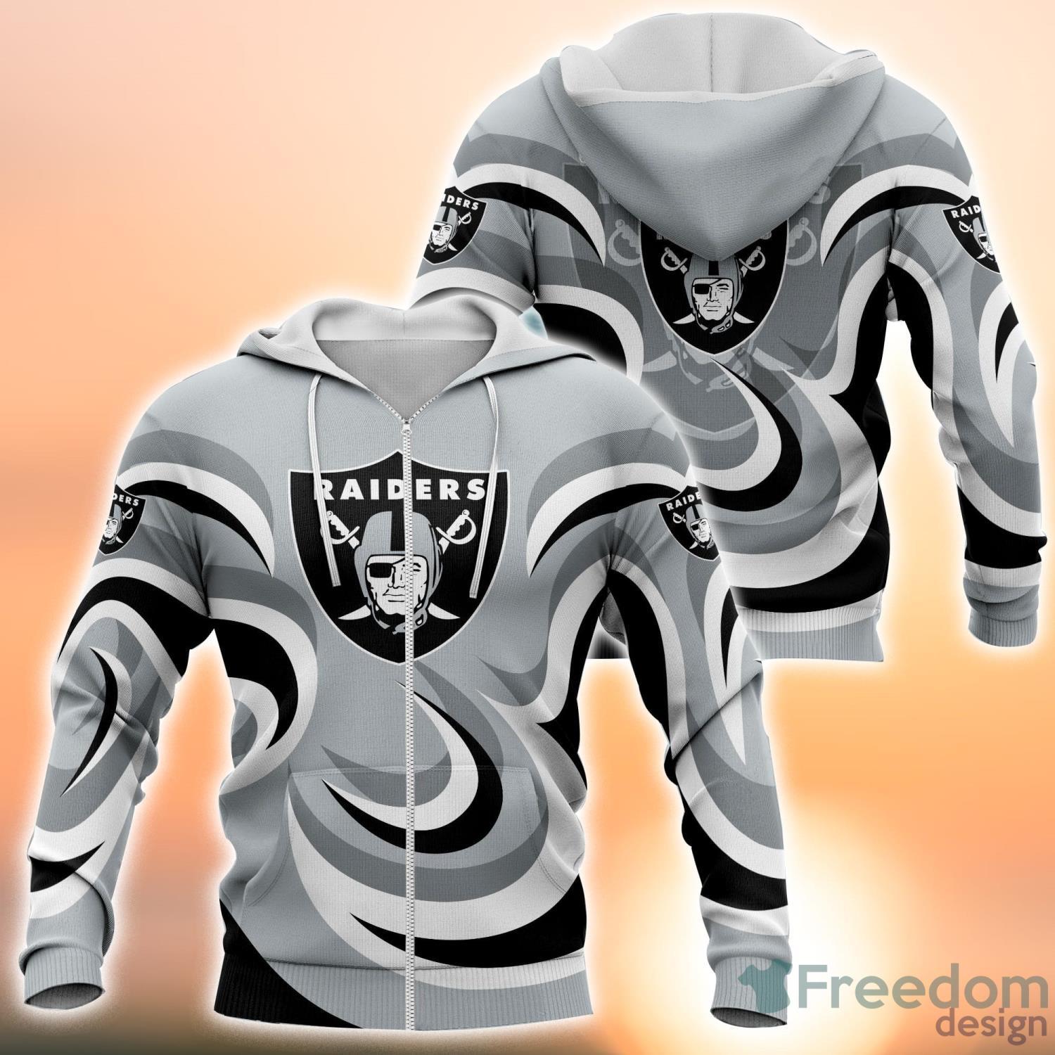 Raiders NFL 3D Personalized Baseball Jersey 