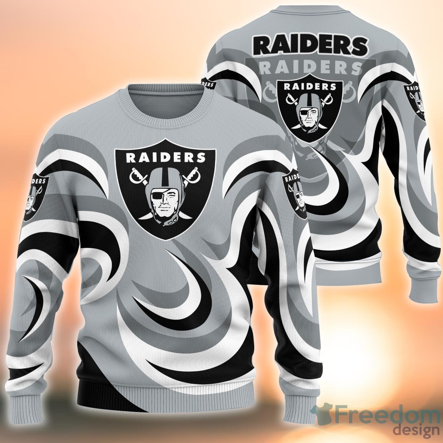 Oakland Raiders NFL 3D Bomber Jacket Men - T-shirts Low Price