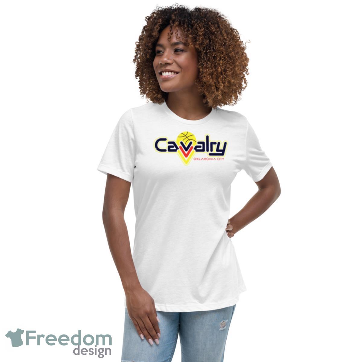 Oklahoma City Cavalry Shirt - Womens Relaxed Short Sleeve Jersey Tee Oklahoma City Cavalry Shirt - Womens Relaxed Short Sleeve Jersey Tee
