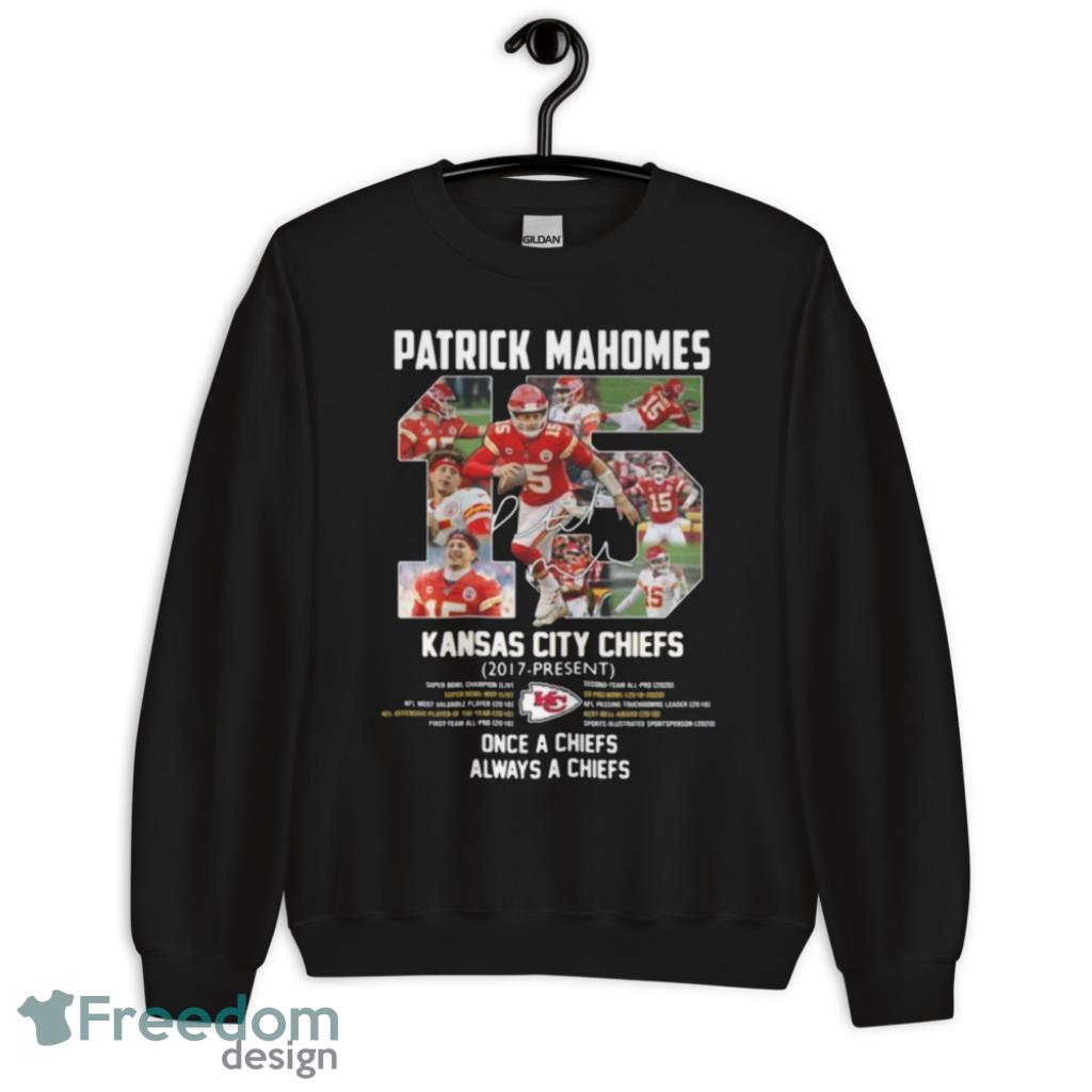 Kansas City Chiefs 2017 2021 15 Patrick Mahomes Team 2 Signature Shirt -  Limotees