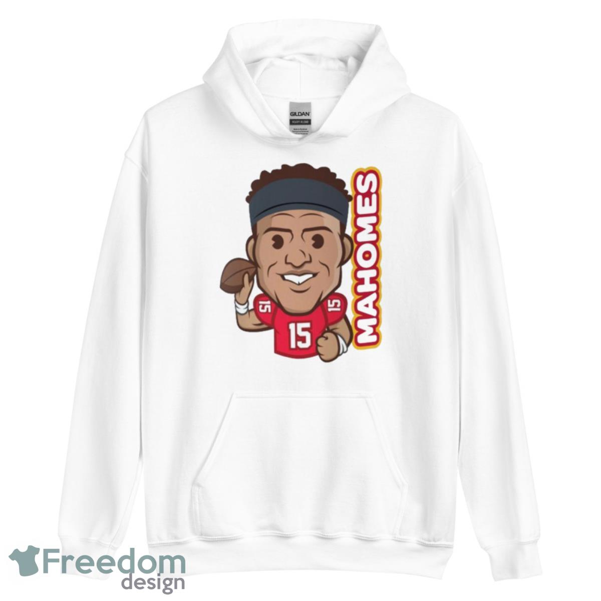 Patrick Mahomes Kansas City Chiefs Super BOWL LVII 2023 Player Caricature Shirt - Unisex Heavy Blend Hooded Sweatshirt Patrick Mahomes Kansas City Chiefs Super BOWL LVII 2023 Player Caricature Shirt - Unisex Heavy Blend Hooded Sweatshirt
