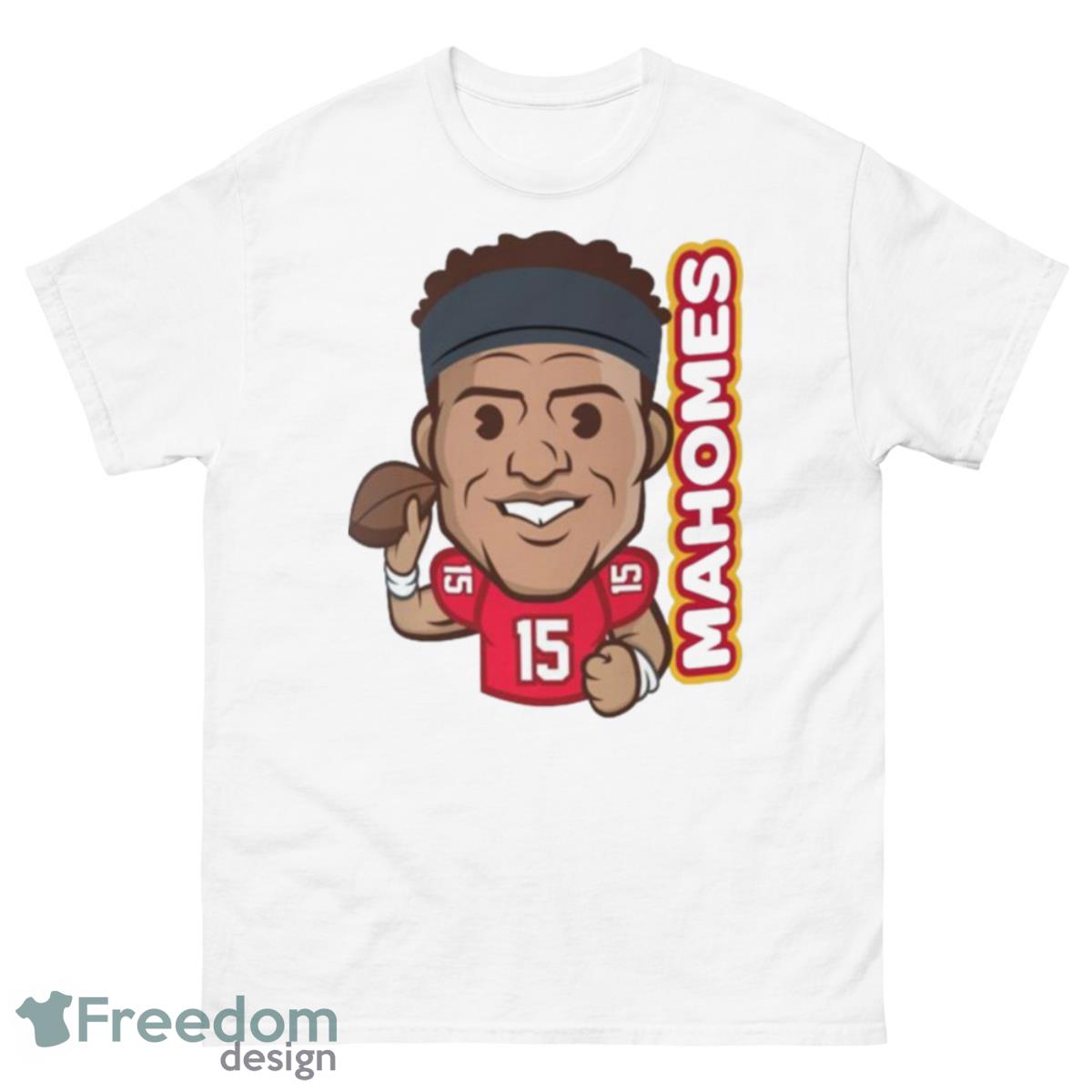 Patrick Mahomes Kansas City Chiefs Super BOWL LVII 2023 Player Caricature Shirt - 500 Men’s Classic Tee Gildan