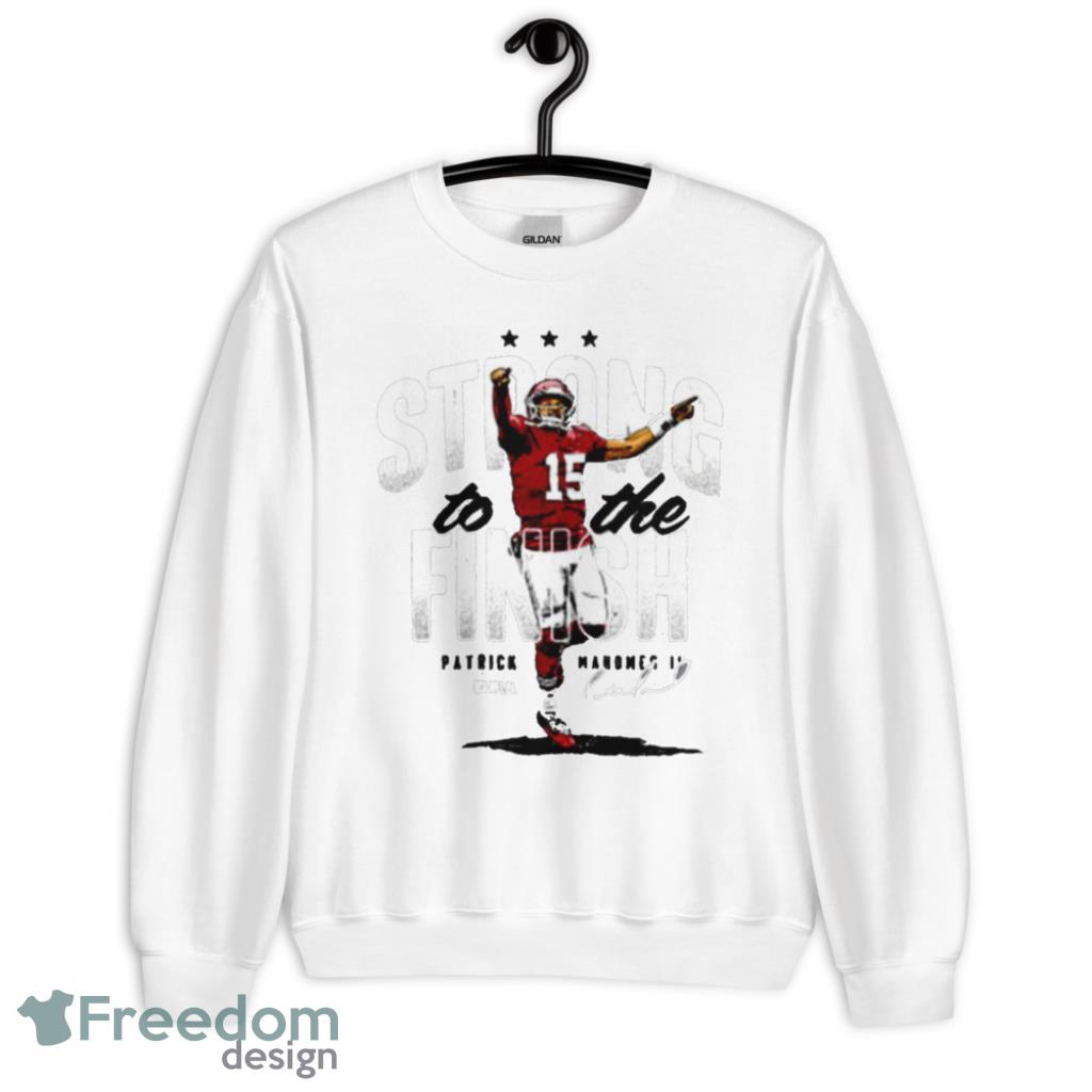 Patrick Mahomes Strong Finish Shirt For Men And Women Product Photo 1