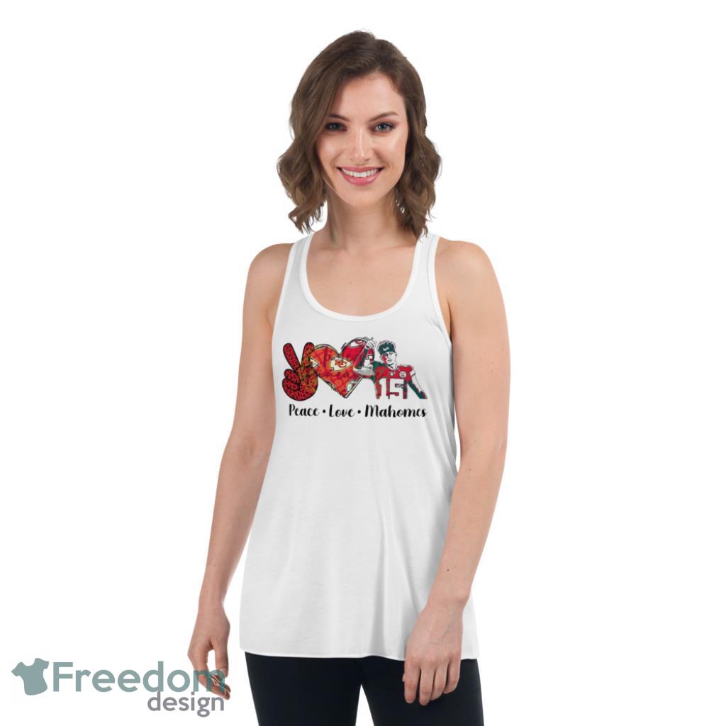 Peace Love Mahomes Kansas City Chiefs Super Bowl T-Shirt Product Photo 6 Peace Love Mahomes Kansas City Chiefs Super Bowl T-Shirt Product Photo 6
