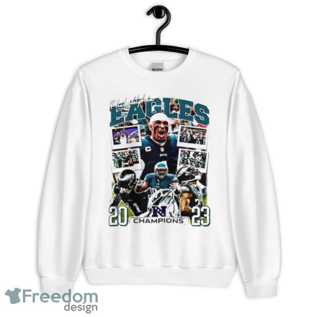 Philadelphia Eagles 2023 NFC Champions Shirt - Unisex Heavy Blend Crewneck Sweatshirt