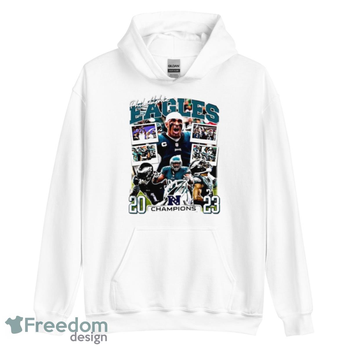 Philadelphia Eagles 2023 NFC Champions Shirt - Unisex Heavy Blend Hooded Sweatshirt Philadelphia Eagles 2023 NFC Champions Shirt - Unisex Heavy Blend Hooded Sweatshirt