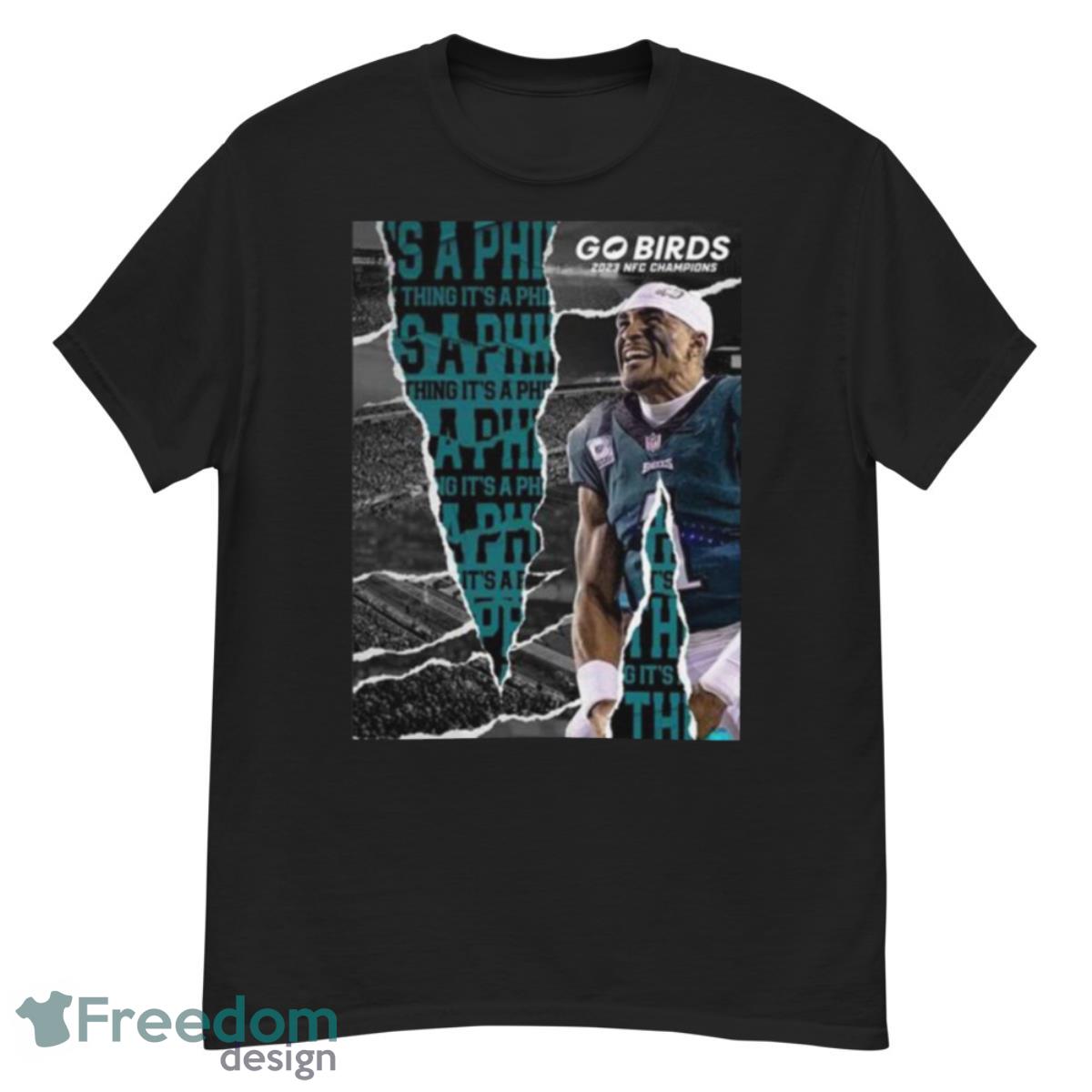 Philadelphia Eagles Go Birds 2023 NFC Champions Shirt - G500 Men’s Classic T-Shirt