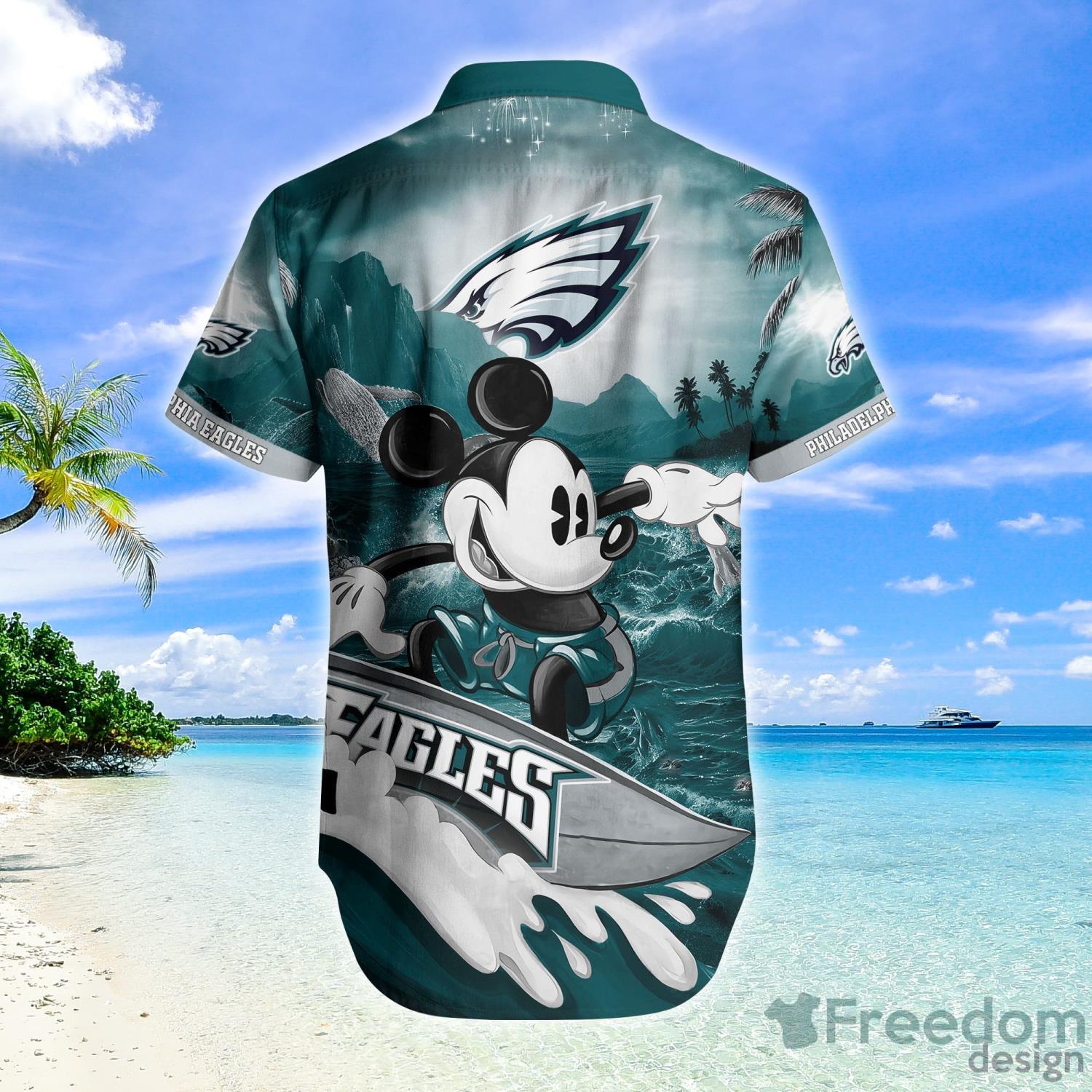 Nfl Philadelphia Eagles Hawaiian Shirt Banana Leaf Beach Lovers Gift