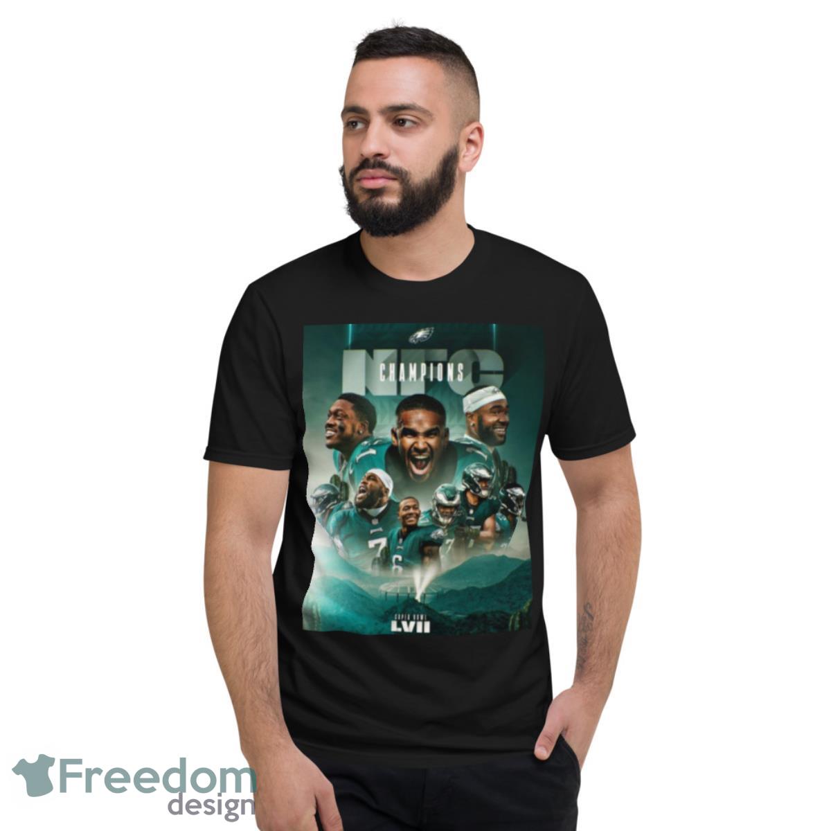 Philadelphia Eagles NFC Champions Super Bowl LVII 2023 Shirt - Short Sleeve T-Shirt