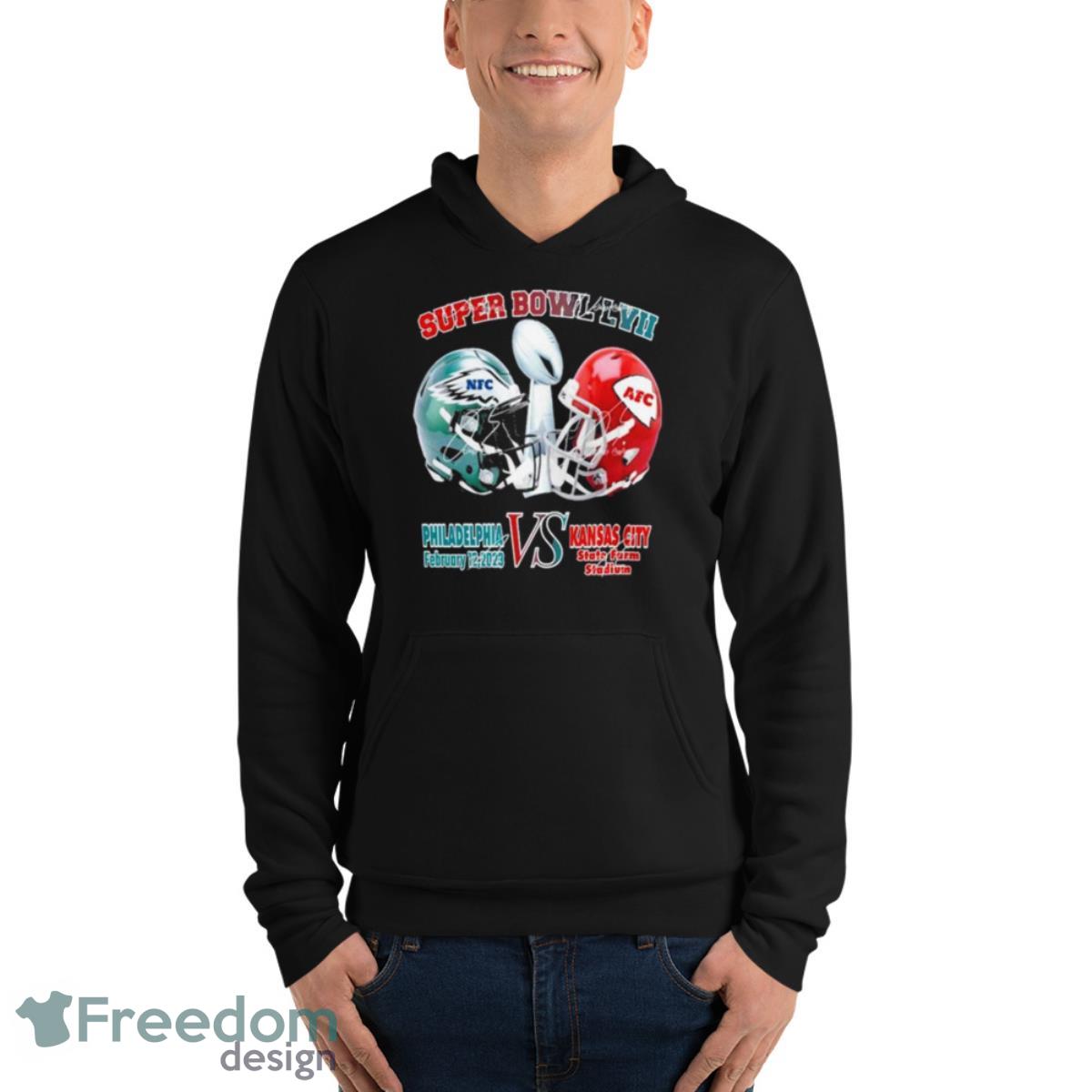 Philadelphia Eagles Vs Kansas City Chiefs Super Bowl LVII 2023 Shirt -  Freedomdesign