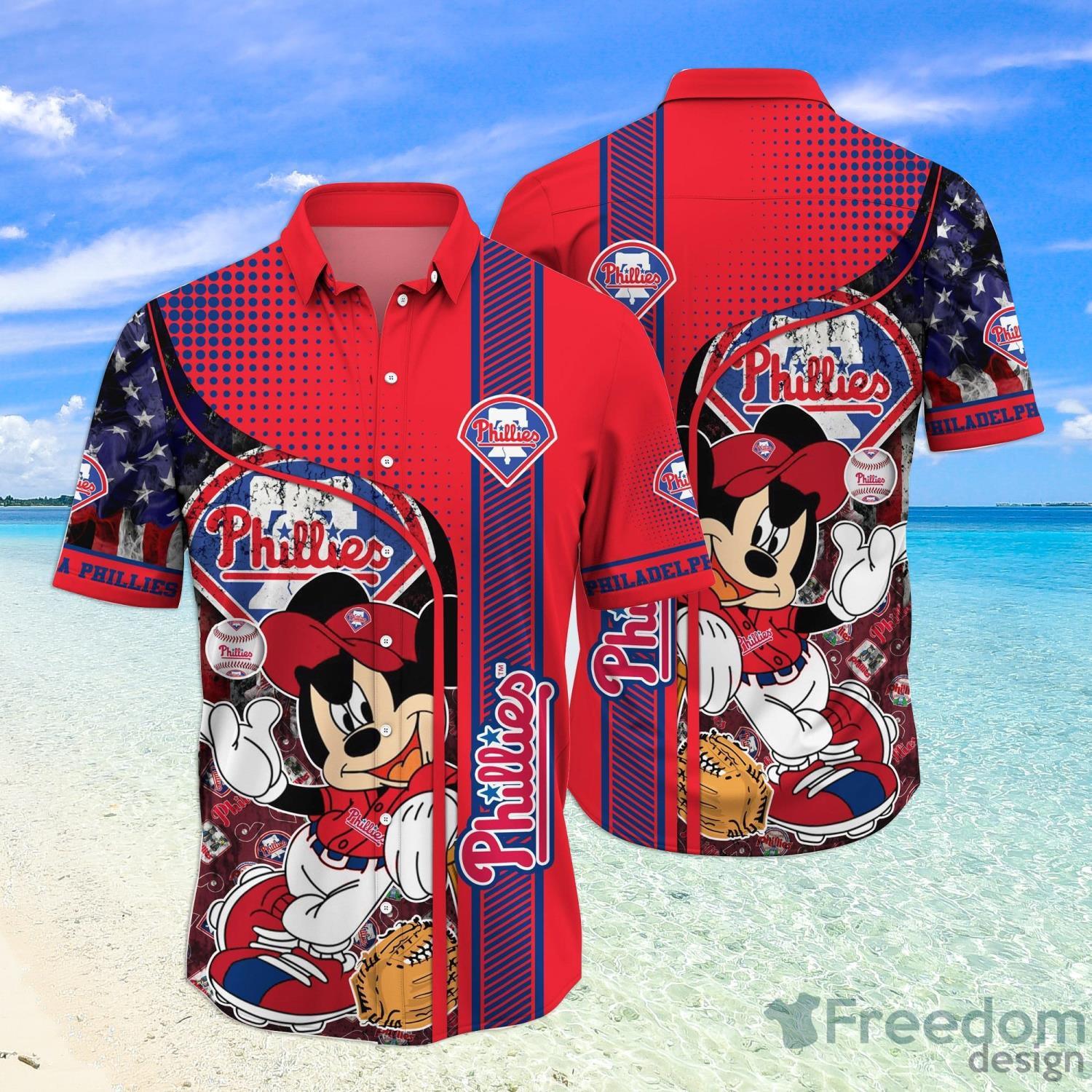 Philadelphia Phillies Logo MLB Hawaii Polo Shirt For Fans - Freedomdesign