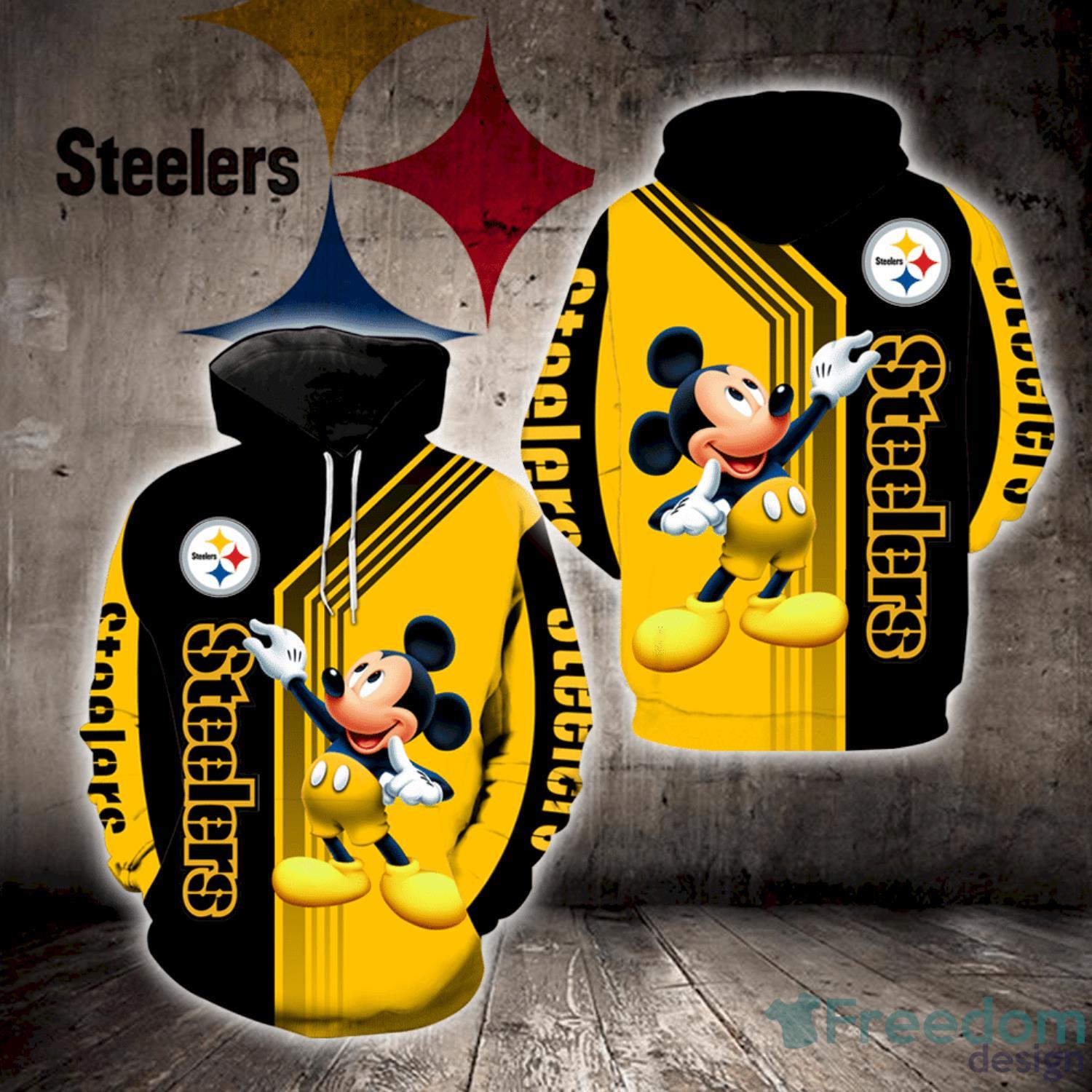 Pittsburgh Steelers Nfl Mickey Mouse Disney Men And Women 3d 