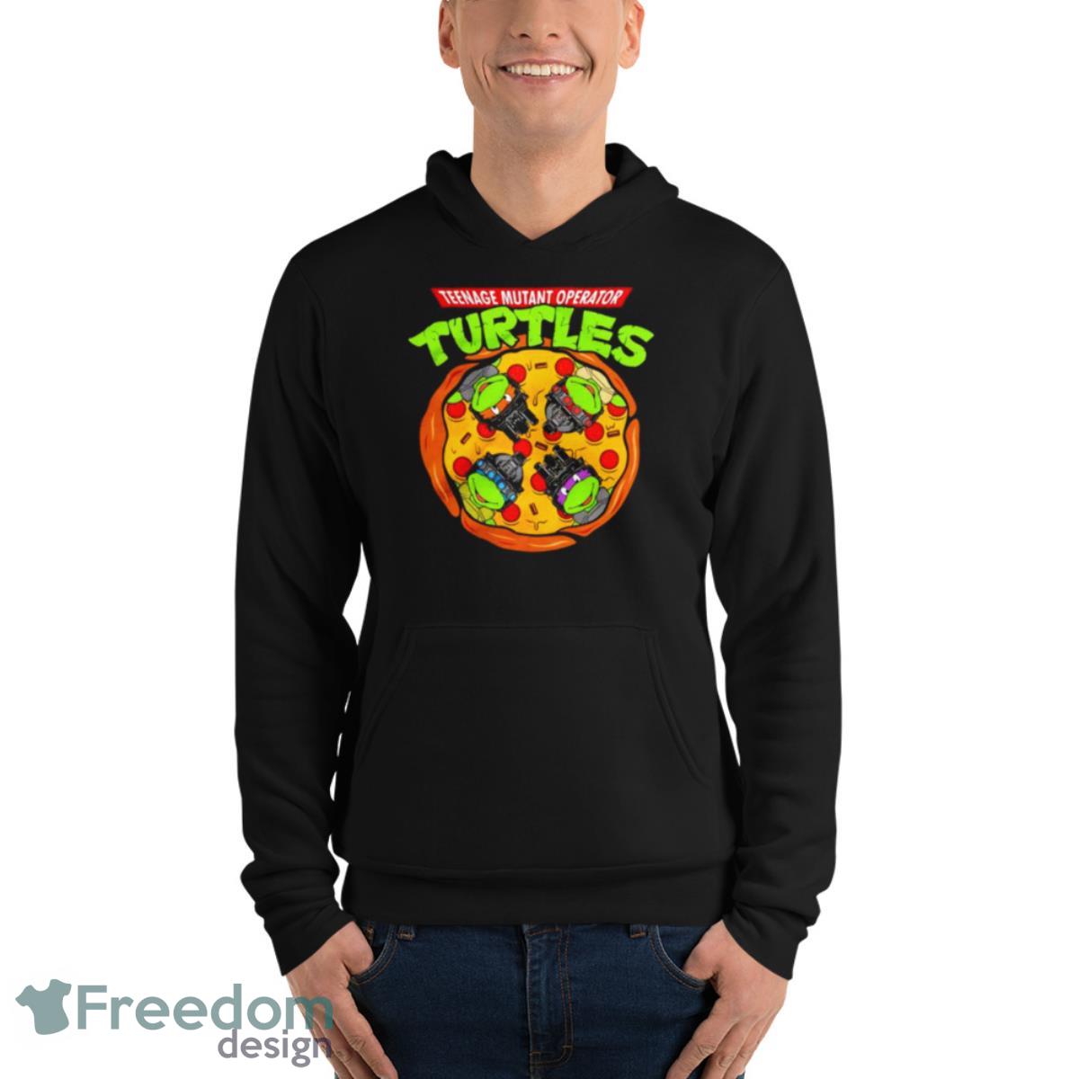 Pizza Teenage Mutant Operator Turtles Shirt - Unisex Fleece Pullover Hoodie Pizza Teenage Mutant Operator Turtles Shirt - Unisex Fleece Pullover Hoodie