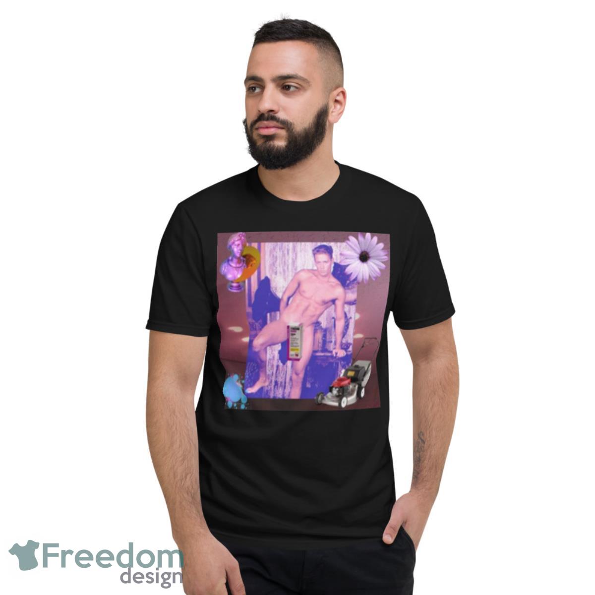 Rocco In Pink Funny Meme Rocco Siffredi Shirt - Short Sleeve T-Shirt