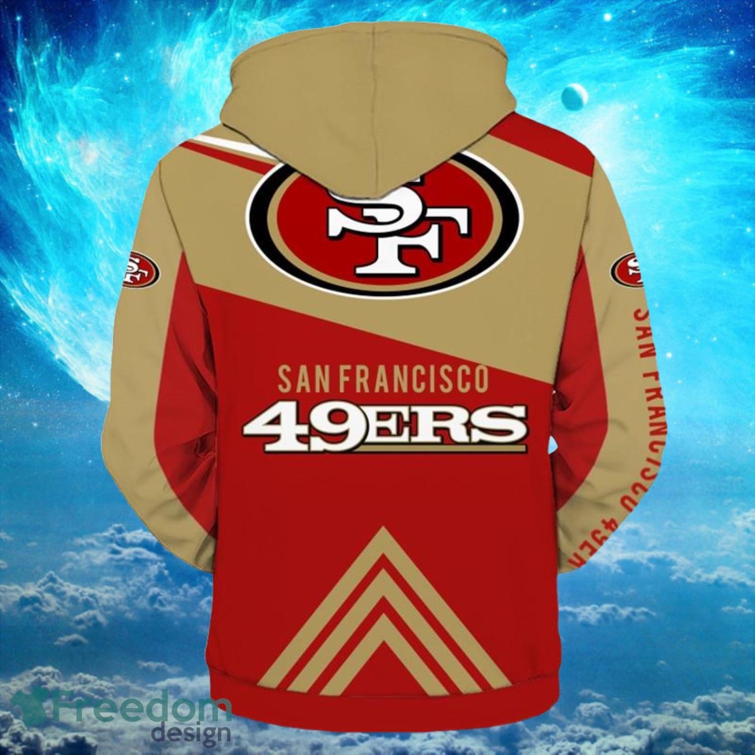 San Francisco 49ers NFL Fans Zip Hoodies Print Full Product Photo 2