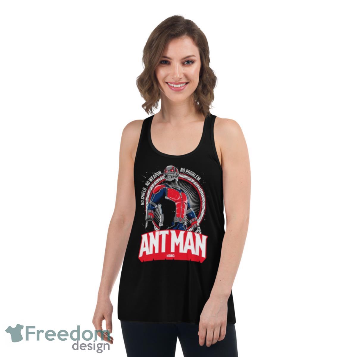 Small Is Big Ant Man Marvel Shirt - Womens Flowy Racerback Tank Small Is Big Ant Man Marvel Shirt - Womens Flowy Racerback Tank