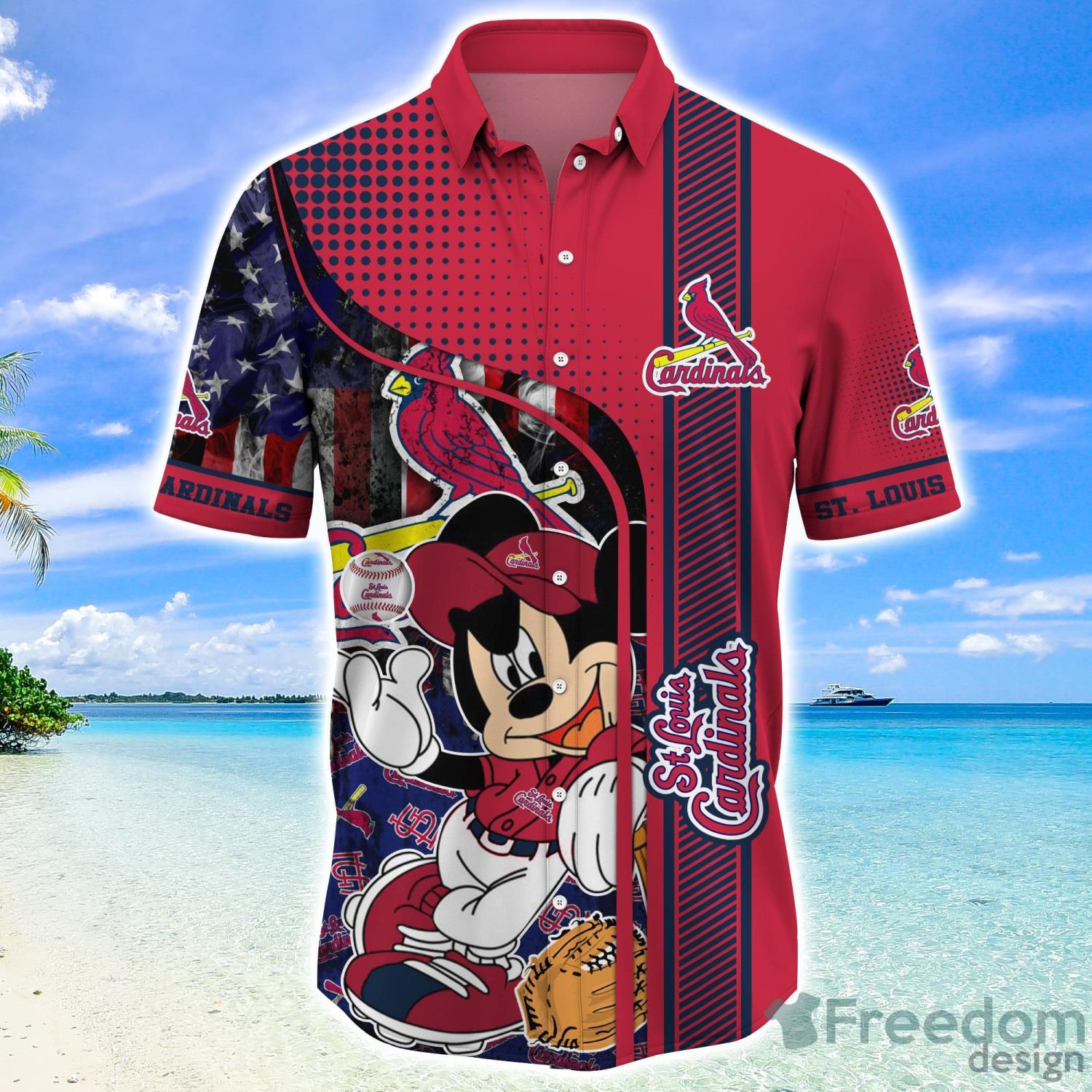 St Louis Cardinals Hawaiian Shirt Blue Skyline St Louis Cardinals Gift -  Personalized Gifts: Family, Sports, Occasions, Trending