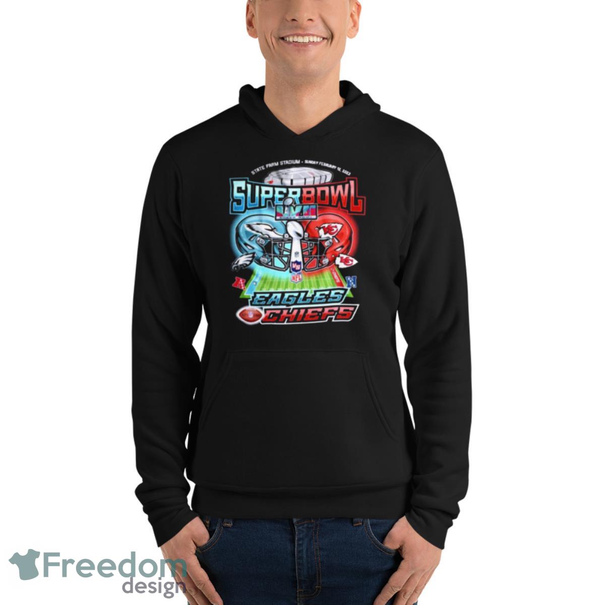 Philadelphia Eagles Vs Kansas City Chiefs In Super Bowl 57 T-Shirt, hoodie,  sweatshirt and long sleeve