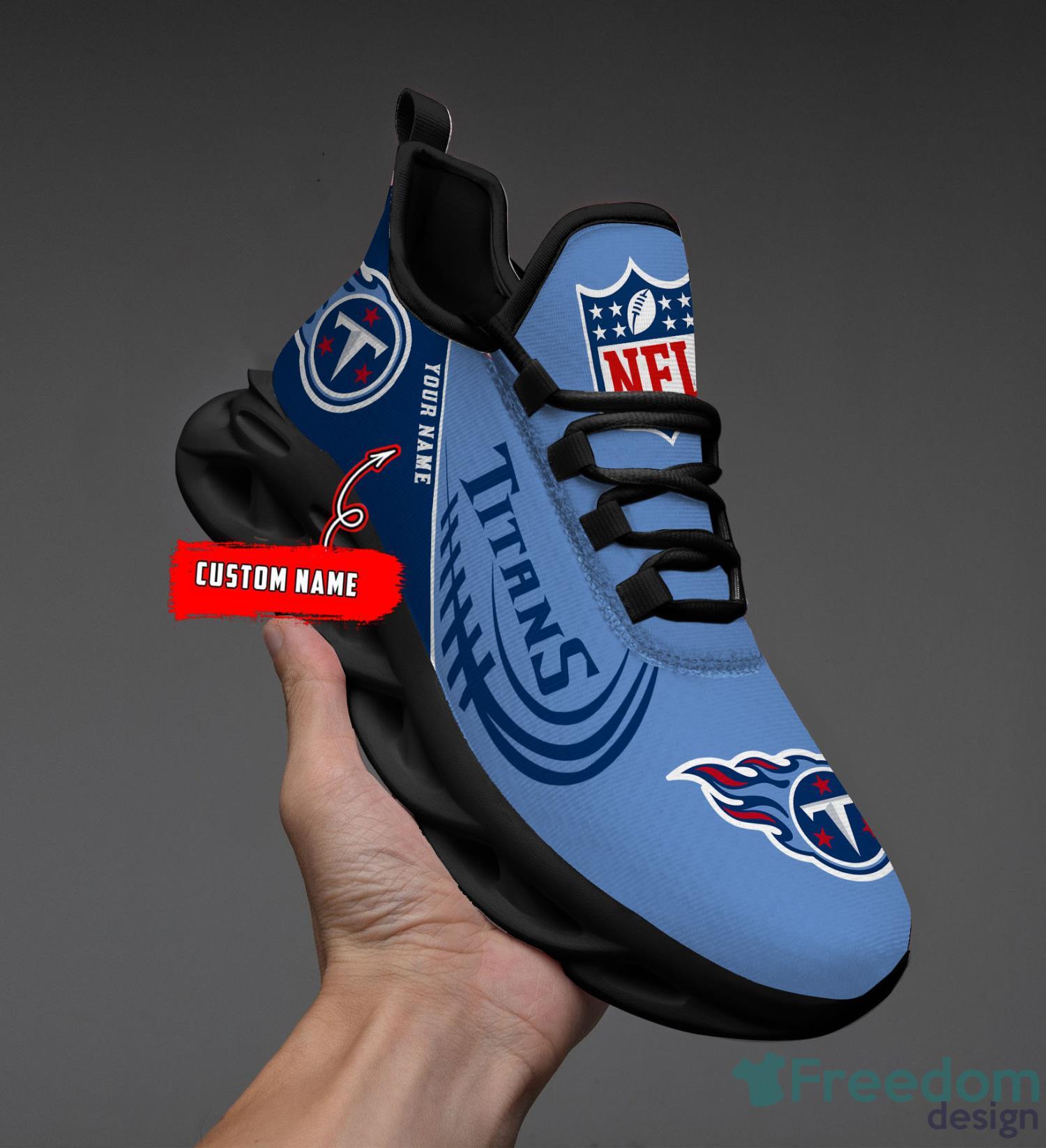 Tennessee Titans NFL Unique Sneaker Max Soul Shoes - Freedomdesign