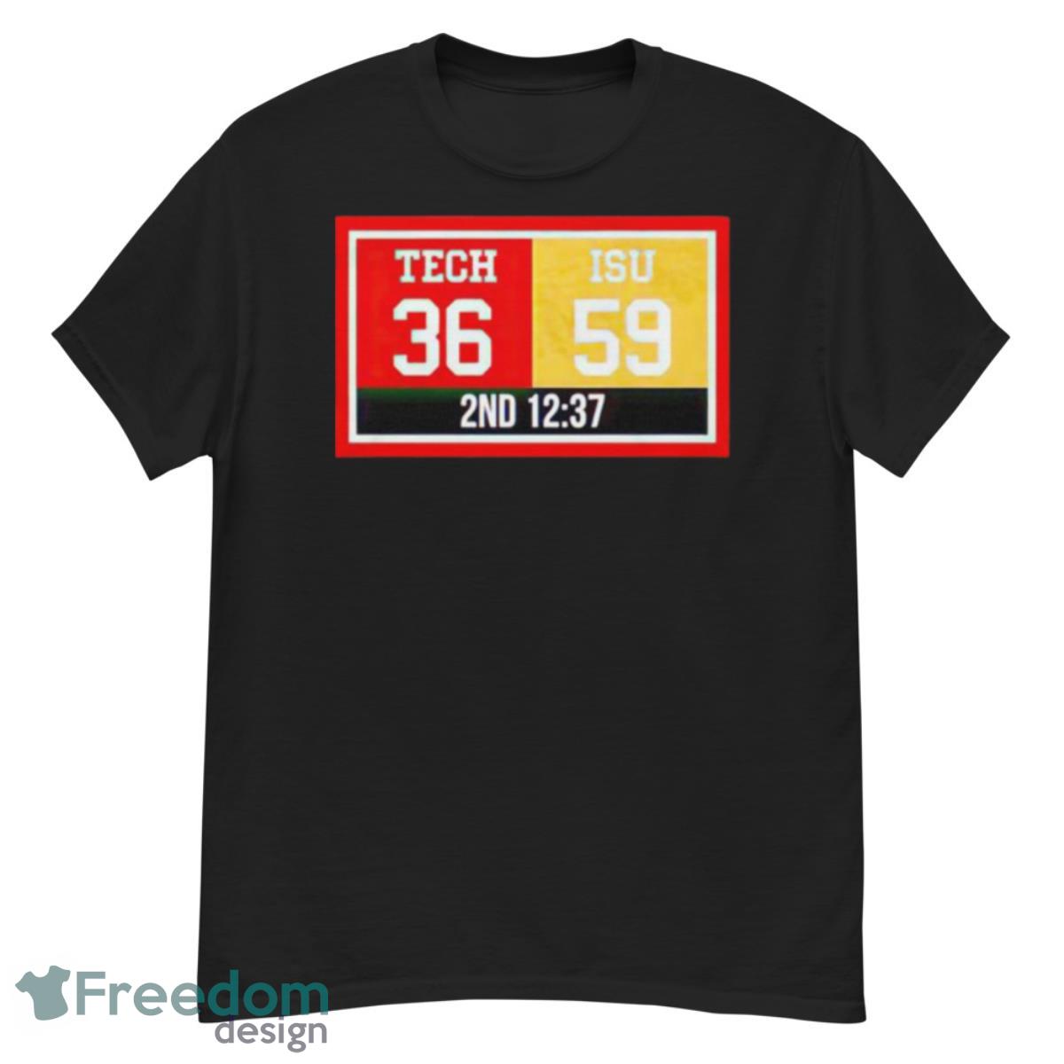 Texas Tech Vs. Iowa State Scoreboard Shirt - G500 Men’s Classic T-Shirt