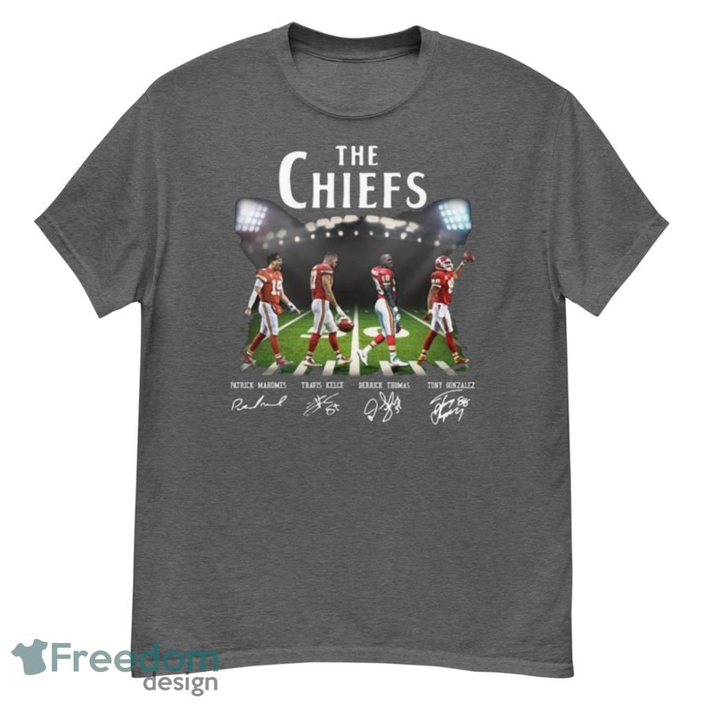 The Chiefs Abbey Road Patrick Mahomes Travis Kelce Walking Signatures Shirt Product Photo 5 The Chiefs Abbey Road Patrick Mahomes Travis Kelce Walking Signatures Shirt Product Photo 5