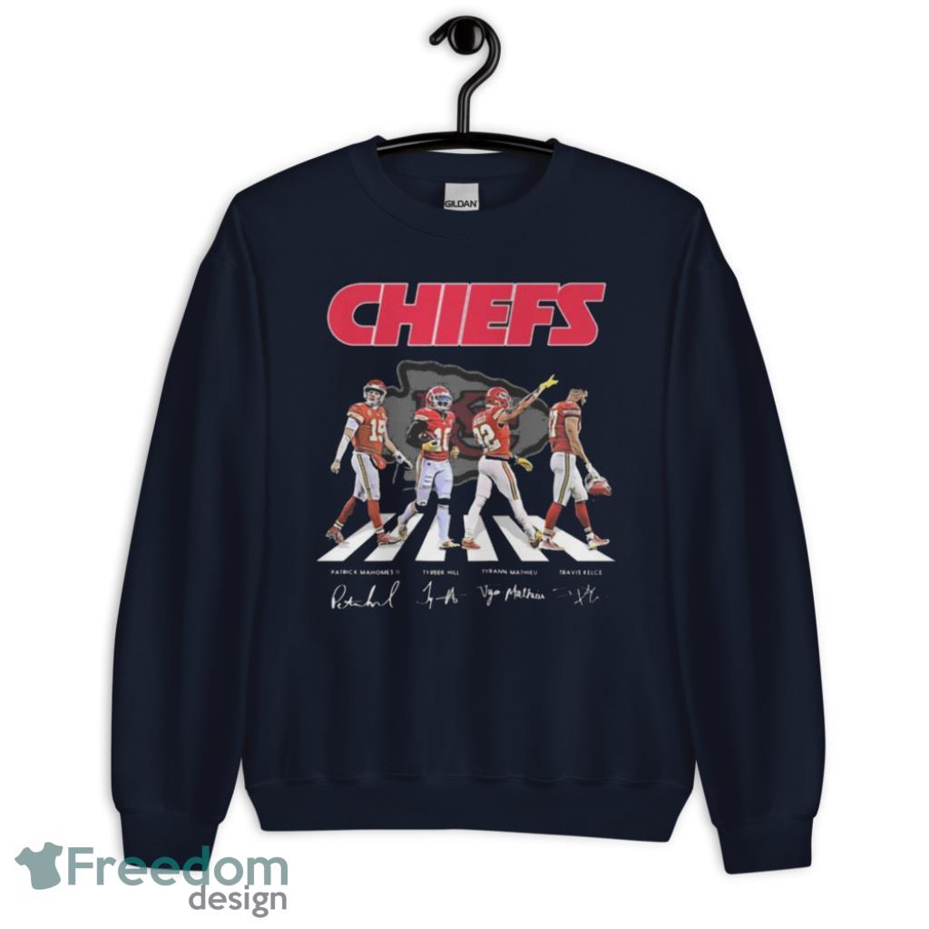 Kansas City Chiefs Christmas Abbey Road Signatures T-Shirt – The