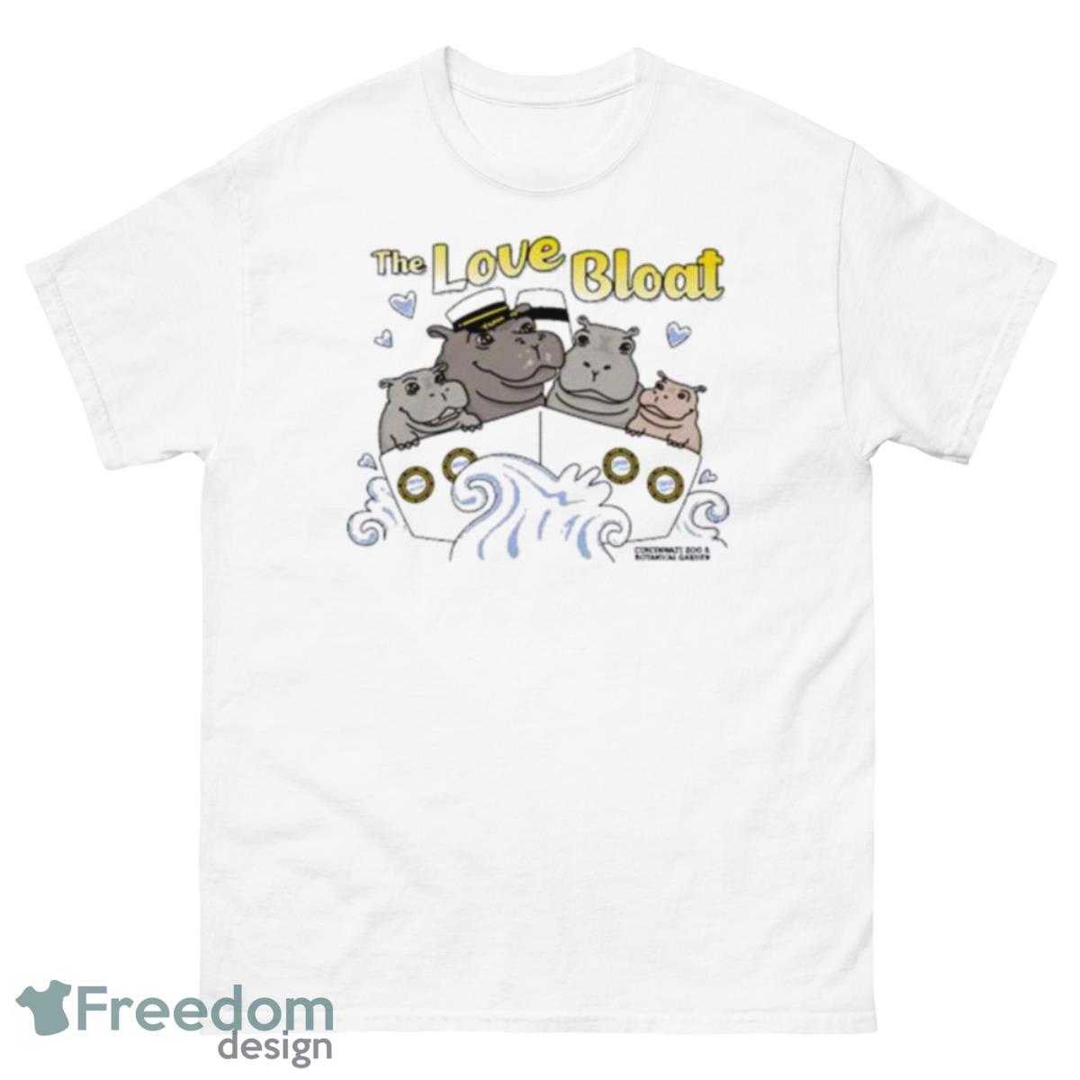 The Love Bloat Hippo Family Shirt - 500 Men’s Classic Tee Gildan