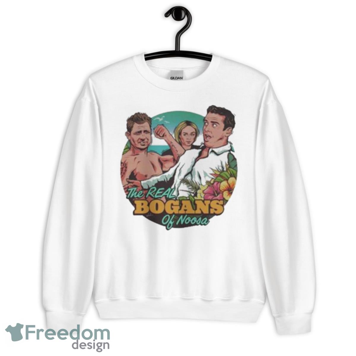 The Real Bogans Of Noosa Shirt - Unisex Heavy Blend Crewneck Sweatshirt