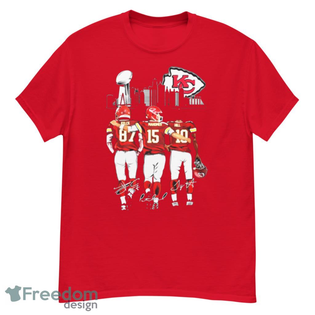 mahomes kelce hill shirt