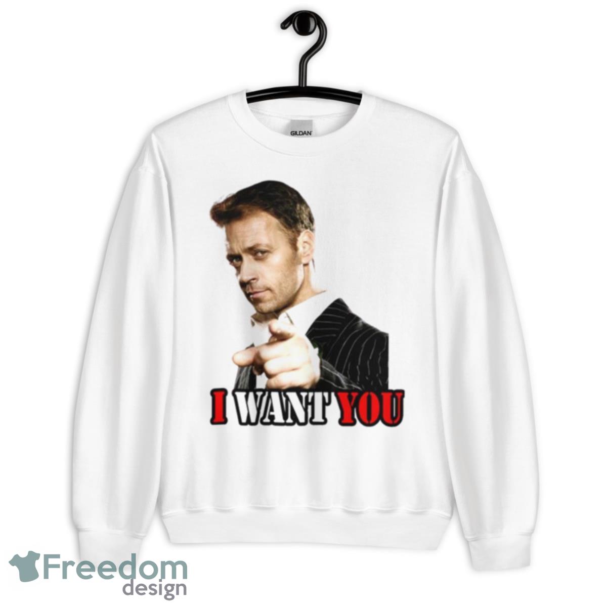 Trending Rocco Siffredi I Want You Shirt - Unisex Heavy Blend Crewneck Sweatshirt