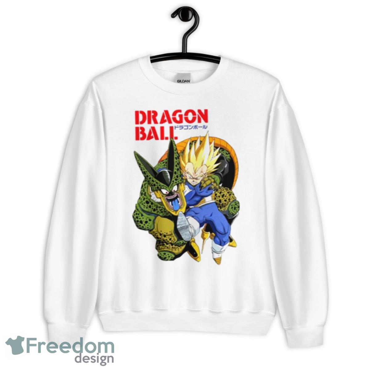 Vegeta Vs Cell Dragon Ball Z Super Vegeta Manga Cover Shirt - Unisex Heavy Blend Crewneck Sweatshirt