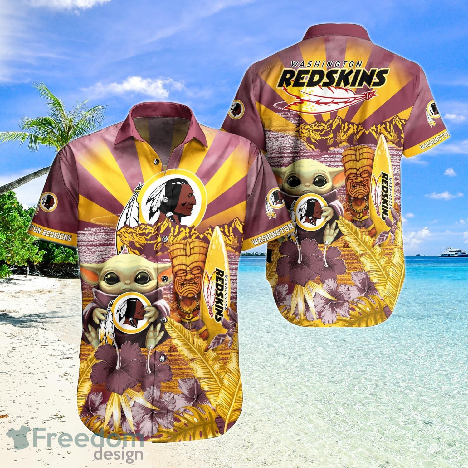 NEW Washington Redskins NFL Hawaiian Shirt